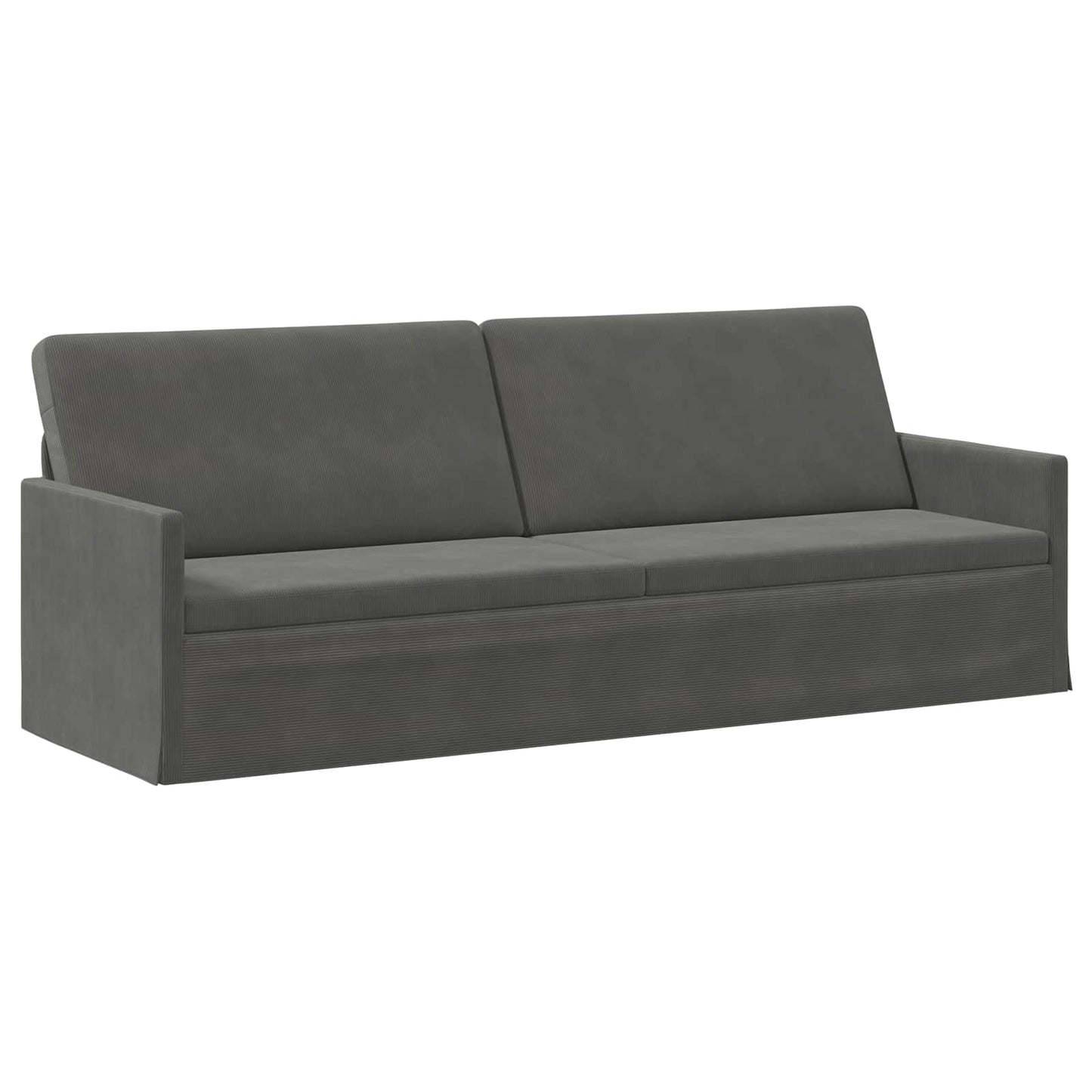 vidaXL Καθιστικό 3 ατόμων Σκούρο Γκρι 220 x 81 x 82 εκ.