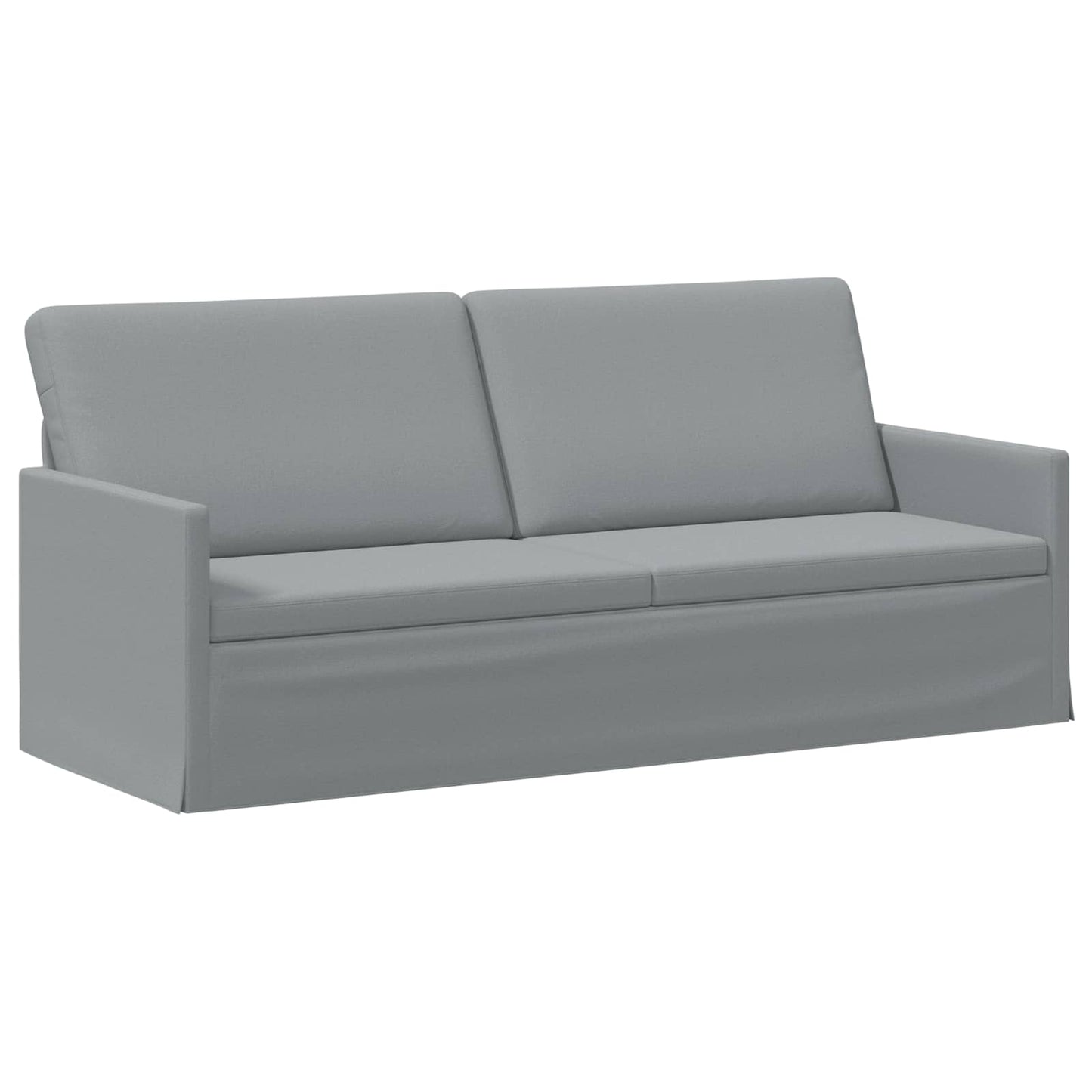 vidaXL Σετ Καναπέ 2 pcs Ανοιχτό γκρι Ύφασμα