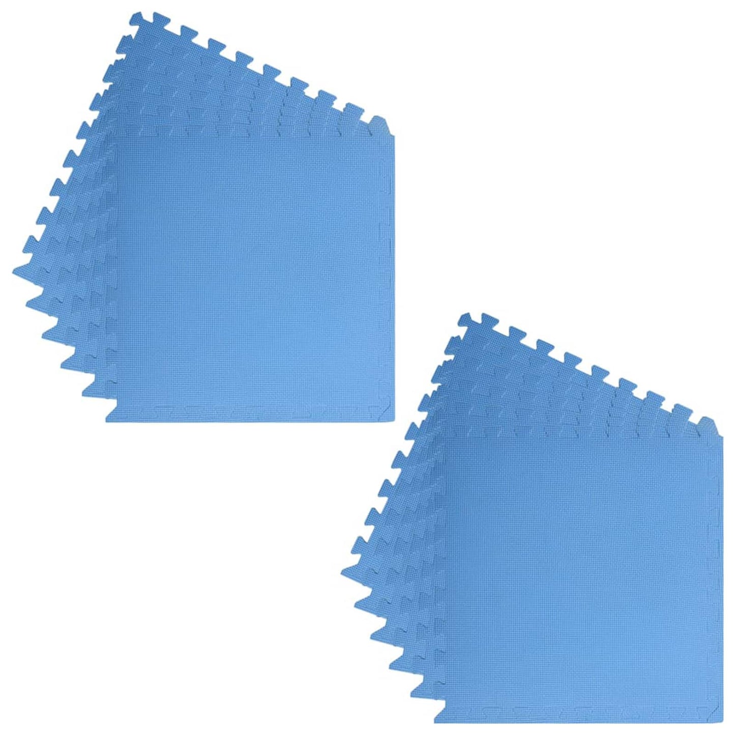 vidaXL Στρώματα Γυμναστικής Παζλ 12 pcs Μπλε 4,32 τ.μ. Φελιζόλ EVA