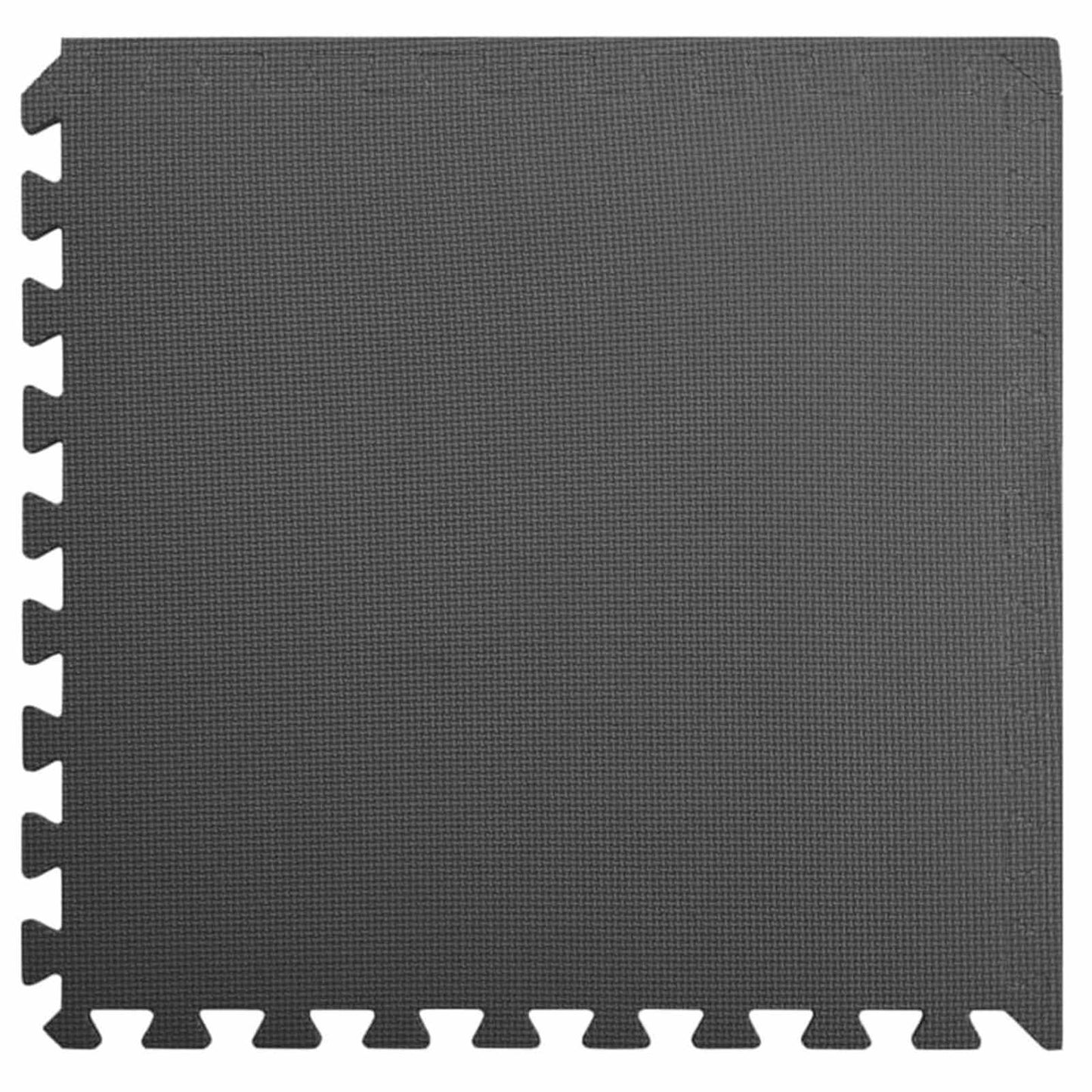 vidaXL Στρώματα Γυμναστικής Παζλ 24 pcs Μαύρο 8,64 τ.μ. Φελιζόλ EVA