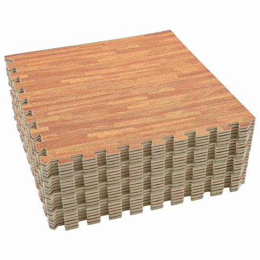 vidaXL Χαλάκι για Πισίνα 24 pcs ξύλο 8,64 τ.μ. Φελιζόλ EVA