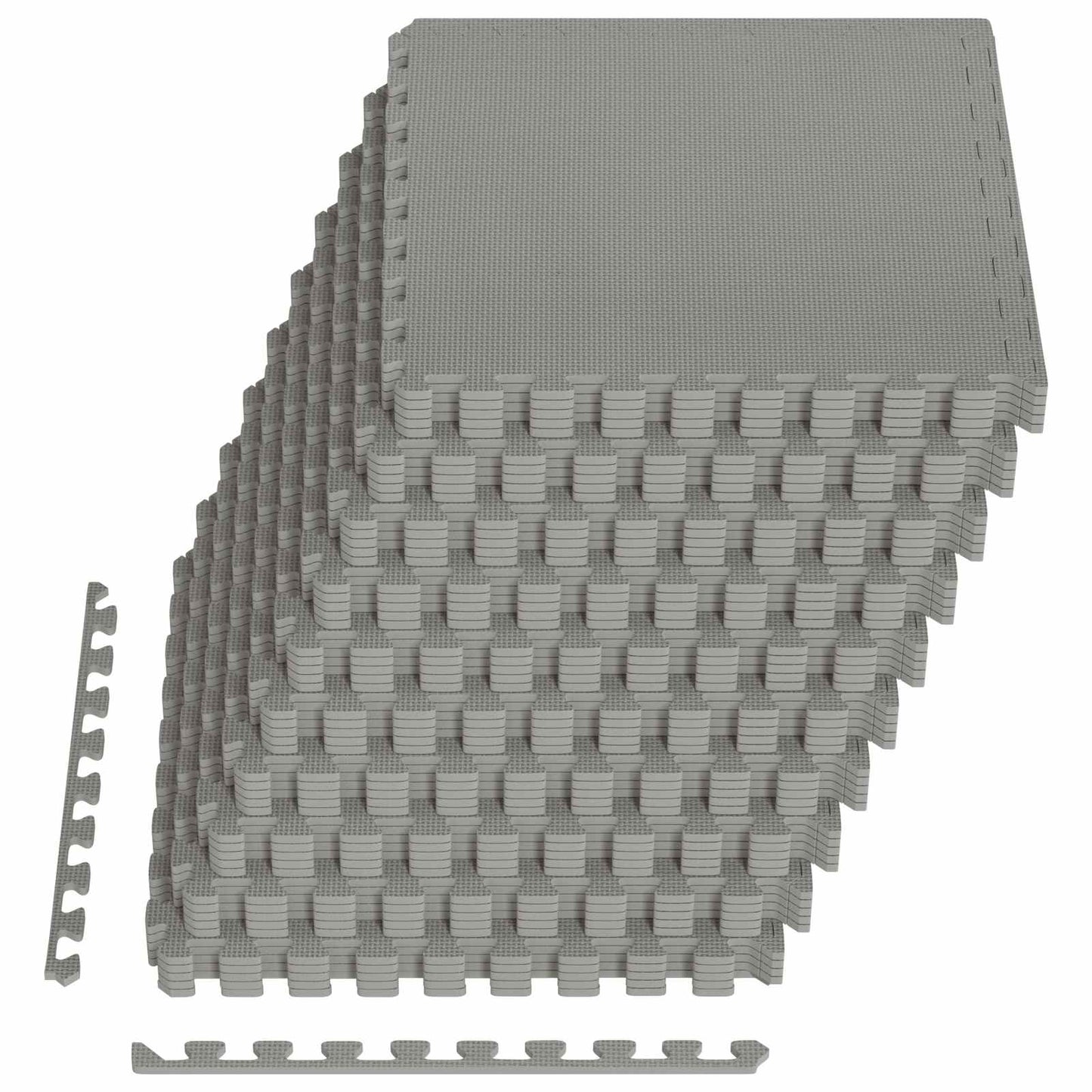 vidaXL Χαλάκι για Πισίνα 40 pcs Γκρι 14,4 τ.μ. Φελιζόλ EVA