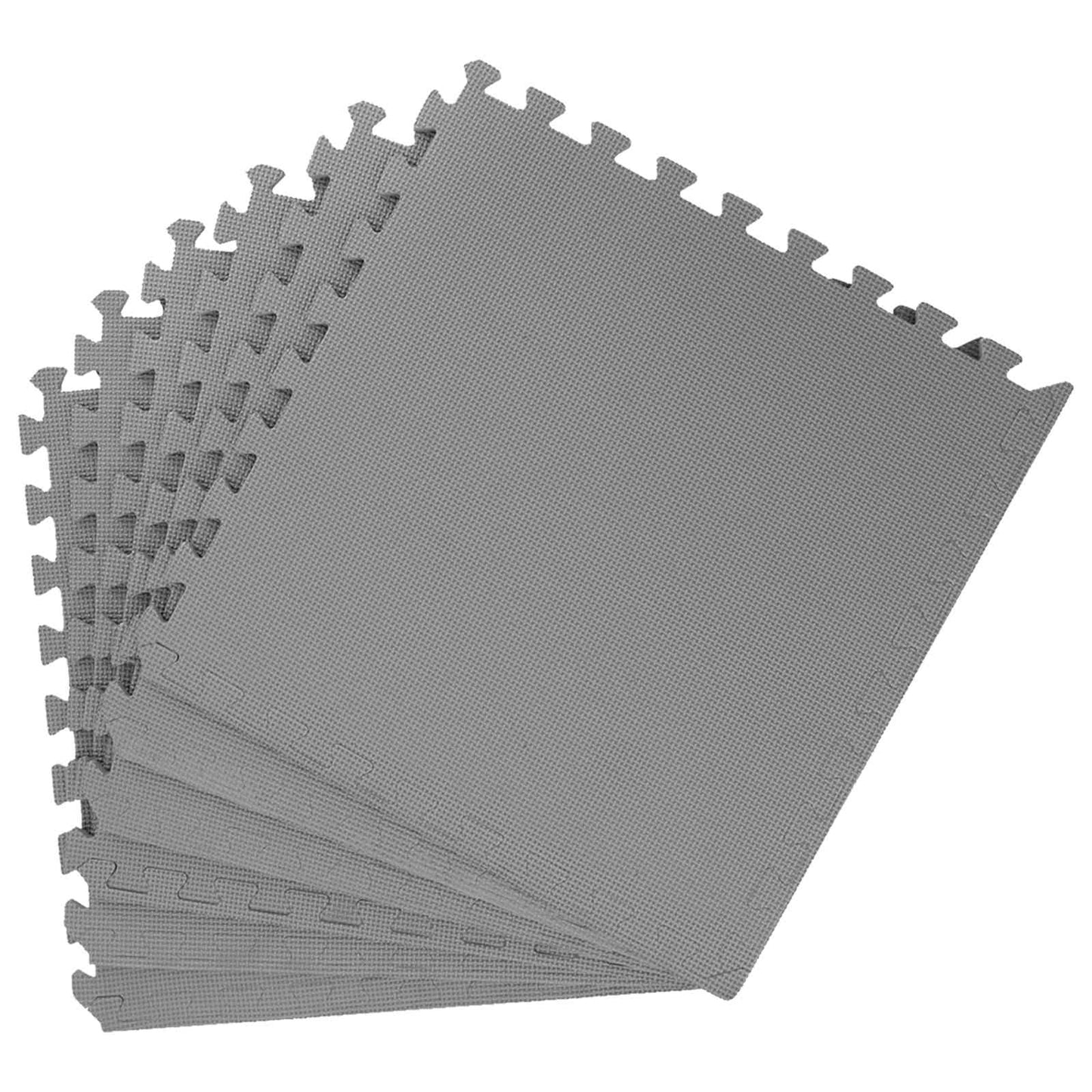 vidaXL Χαλάκι για Πισίνα 40 pcs Γκρι 14,4 τ.μ. Φελιζόλ EVA