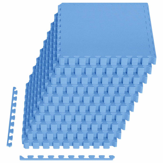 vidaXL Χαλάκι για Πισίνα 40 pcs Μπλε 14,4 τ.μ. Φελιζόλ EVA