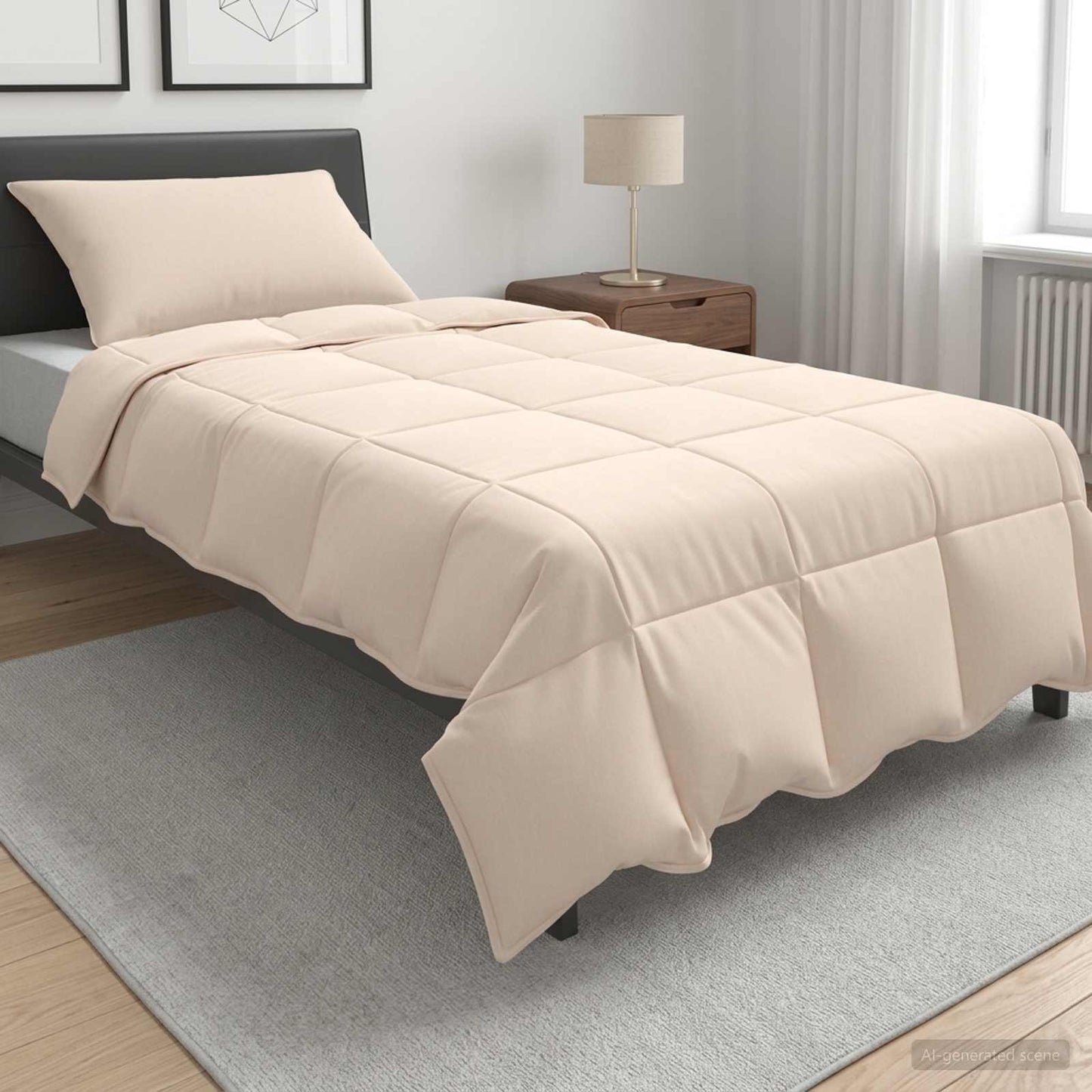 vidaXL Σετ Παπλωμάτων 2 τμχ. 140 x 200 cm Όλες οι εποχές Ίνα Καπόκ
