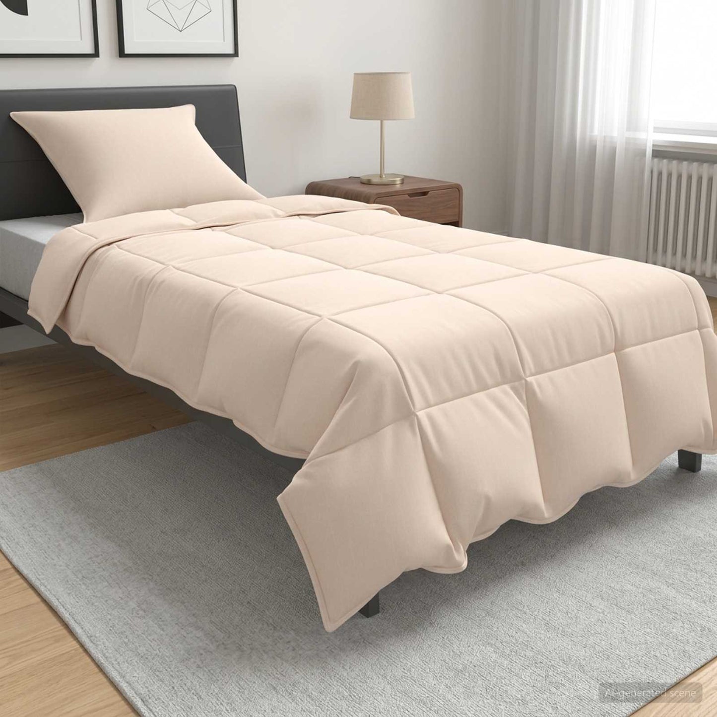 vidaXL Σετ Παπλωμάτων 2 τμχ. 140 x 200 cm Όλες οι εποχές Ίνα Καπόκ