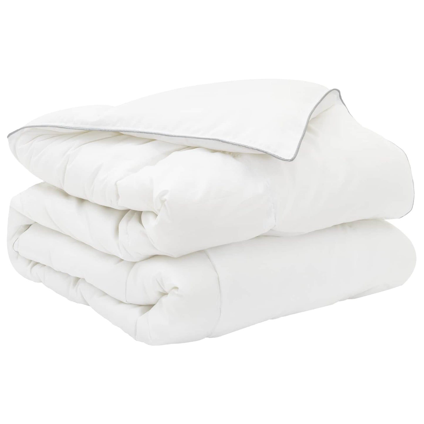 vidaXL Σετ Παπλωμάτων με μαξιλάρι 2 pcs Λευκό Μπαμπού