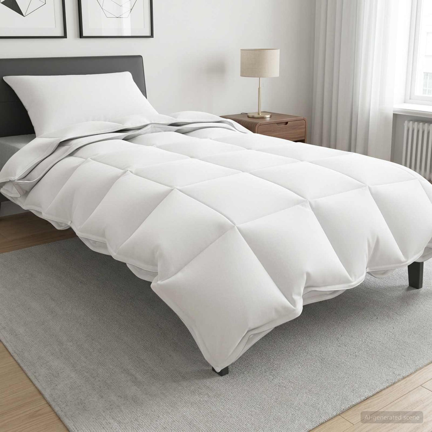 vidaXL Καθολική Ρύθμιση Παπλώματος 2 τμχ. 140 x 200 cm Όλες οι εποχές