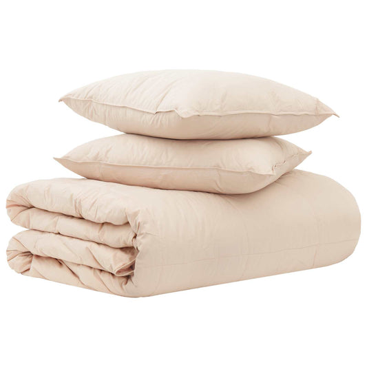 vidaXL Σετ Παπλωμάτων 2 τμχ. 240 x 220 cm Όλες οι εποχές Ίνα Καπόκ