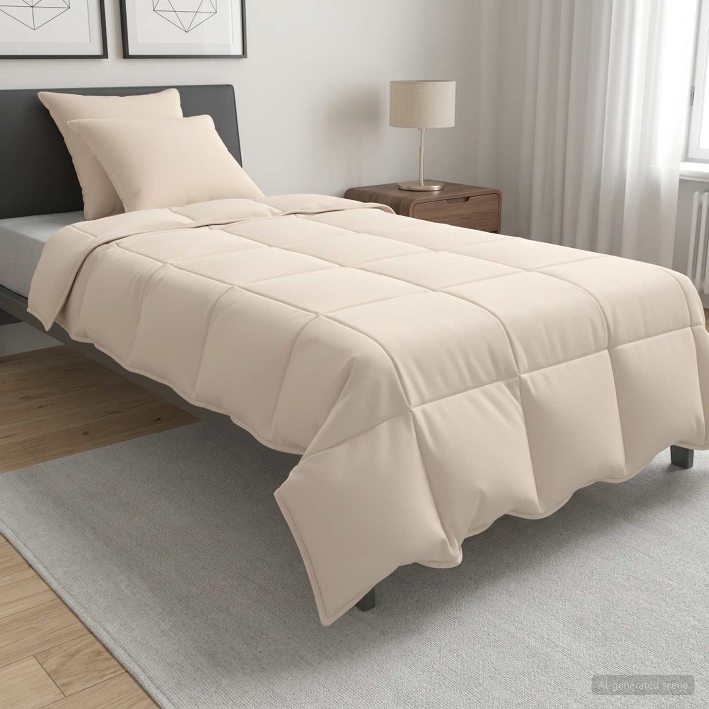 vidaXL Σετ Παπλωμάτων 2 τμχ. 140 x 220 cm Όλες οι εποχές Ίνα Καπόκ