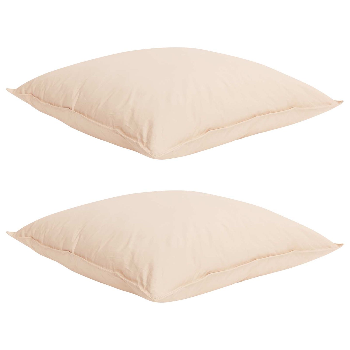 vidaXL Σετ Παπλωμάτων 2 τμχ. 155 x 220 cm Καποκ και Πολυεστέρας Μπεζ