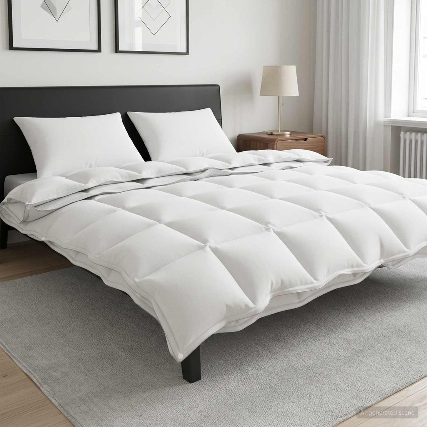 vidaXL Σετ Παπλωμάτων 3 τμχ. 260 x 220 εκ. Όλες οι εποχές Μπαμπού