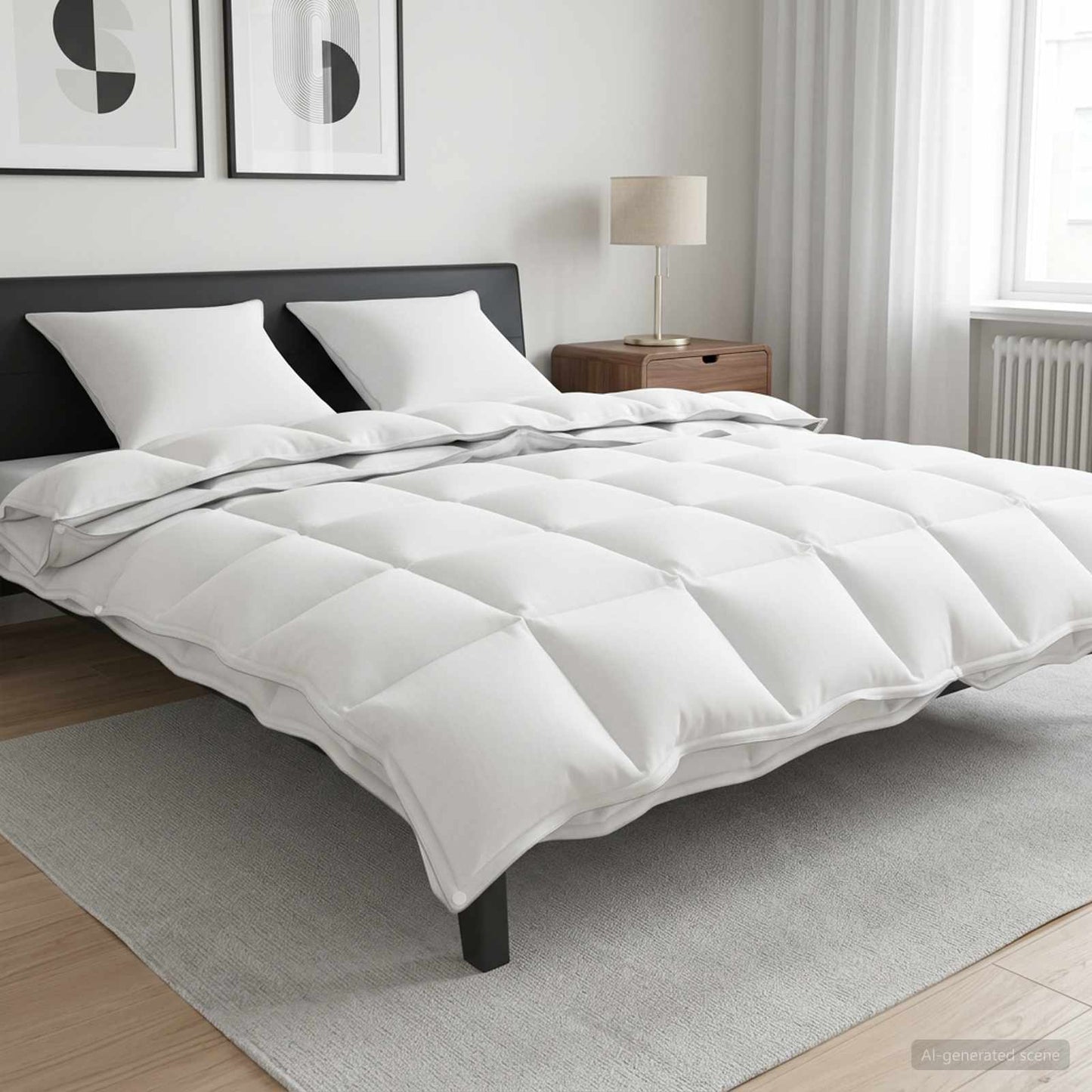 vidaXL Σετ Παπλωμάτων 3 τμχ. 260 x 220 εκ. Όλες οι εποχές Μπαμπού