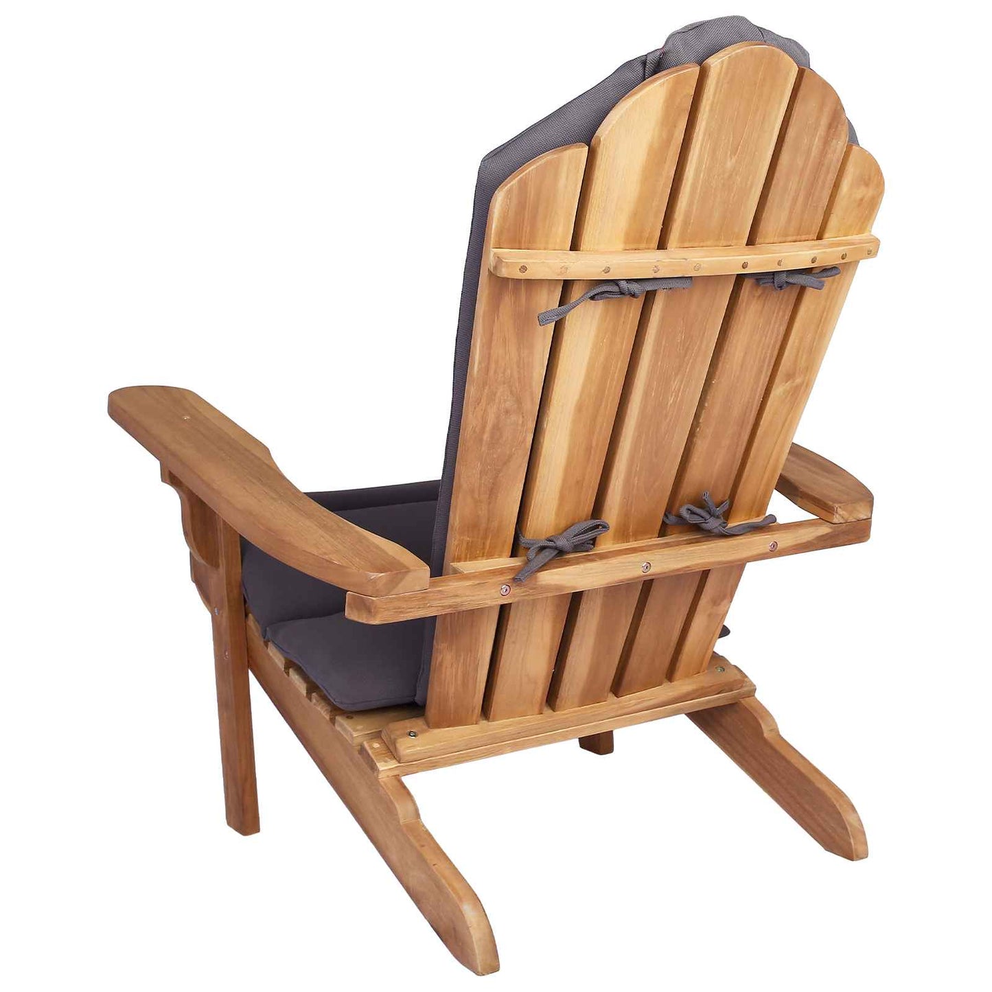 vidaXL Κήπος Πολυθρόνα Adirondack Φυσικό Στερεό Ξύλο Τίκ