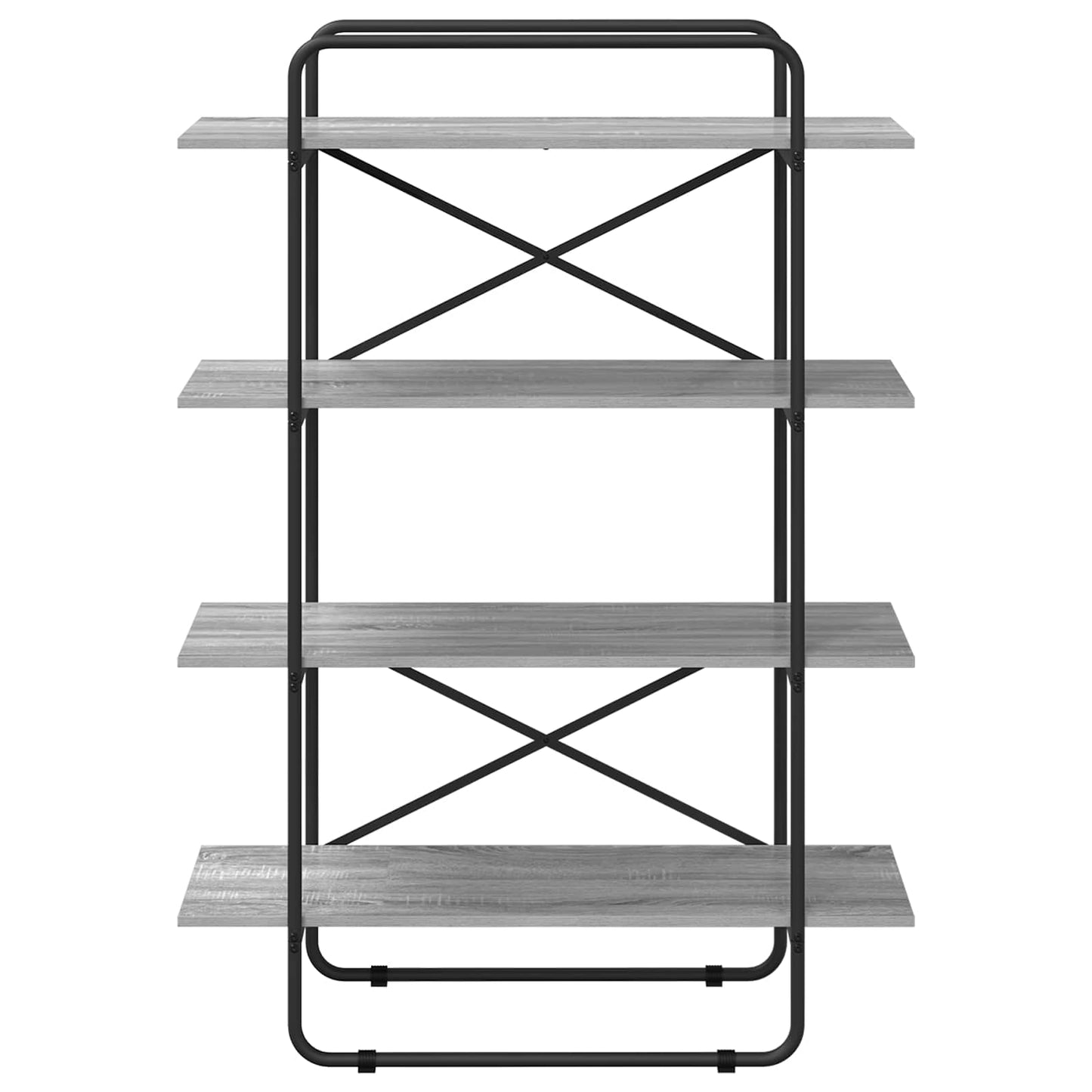vidaXL Ράφι Βιβλίων 4 επίπεδα 100 x 35 x 140 εκ. PB Γκρι Sonoma