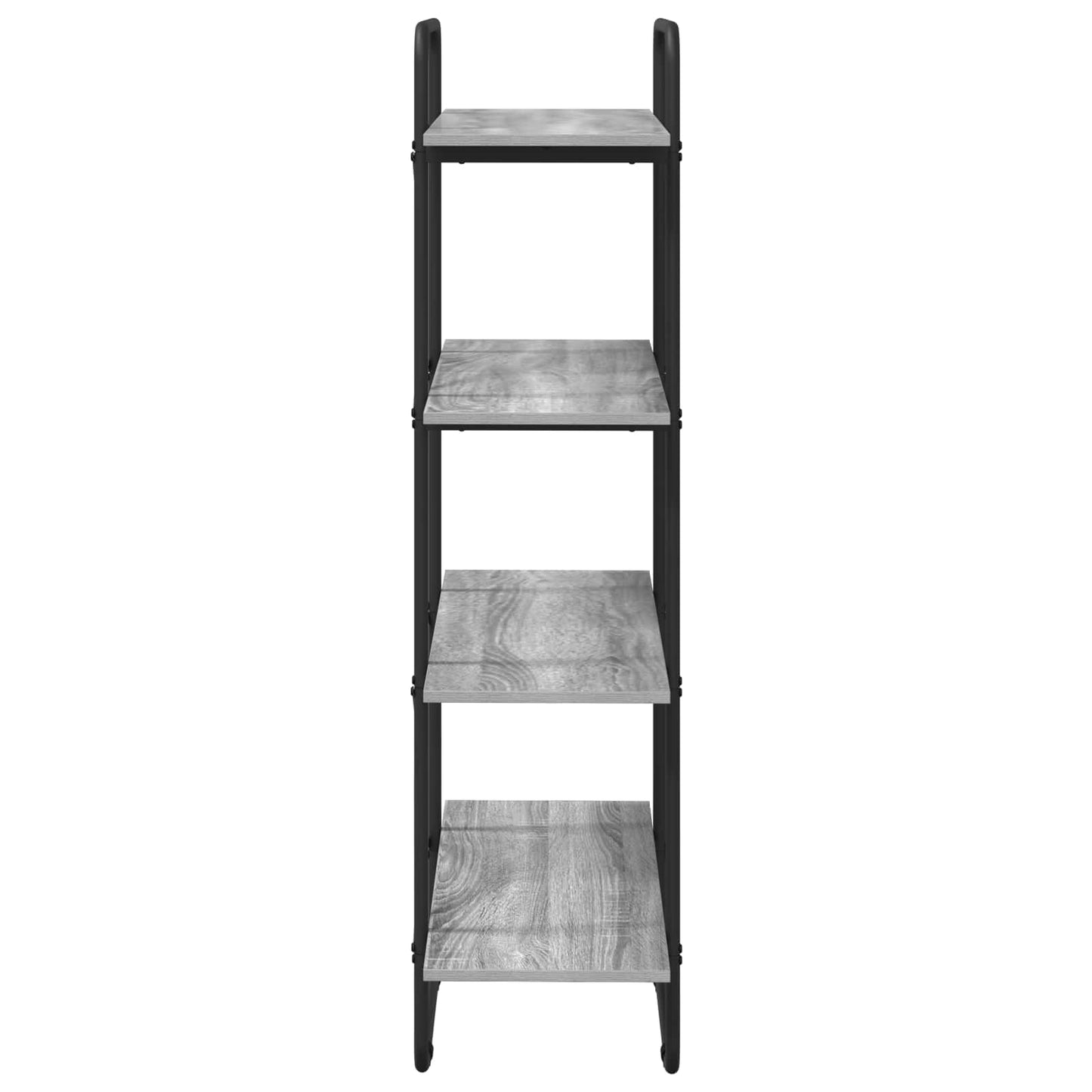 vidaXL Ράφι Βιβλίων 4 επίπεδα 80 x 35 x 140 εκ. PB Γκρι Sonoma