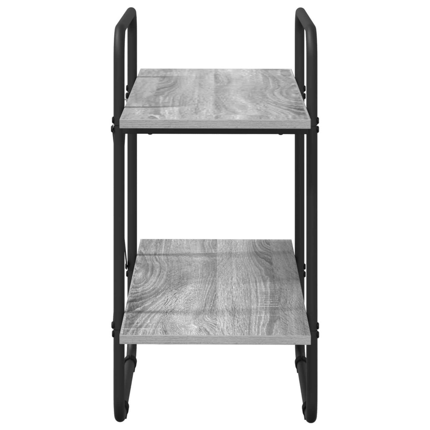 vidaXL Ράφι Βιβλίων 2 επίπεδα 80 x 35 x 70 εκ. PB Γκρι Sonoma