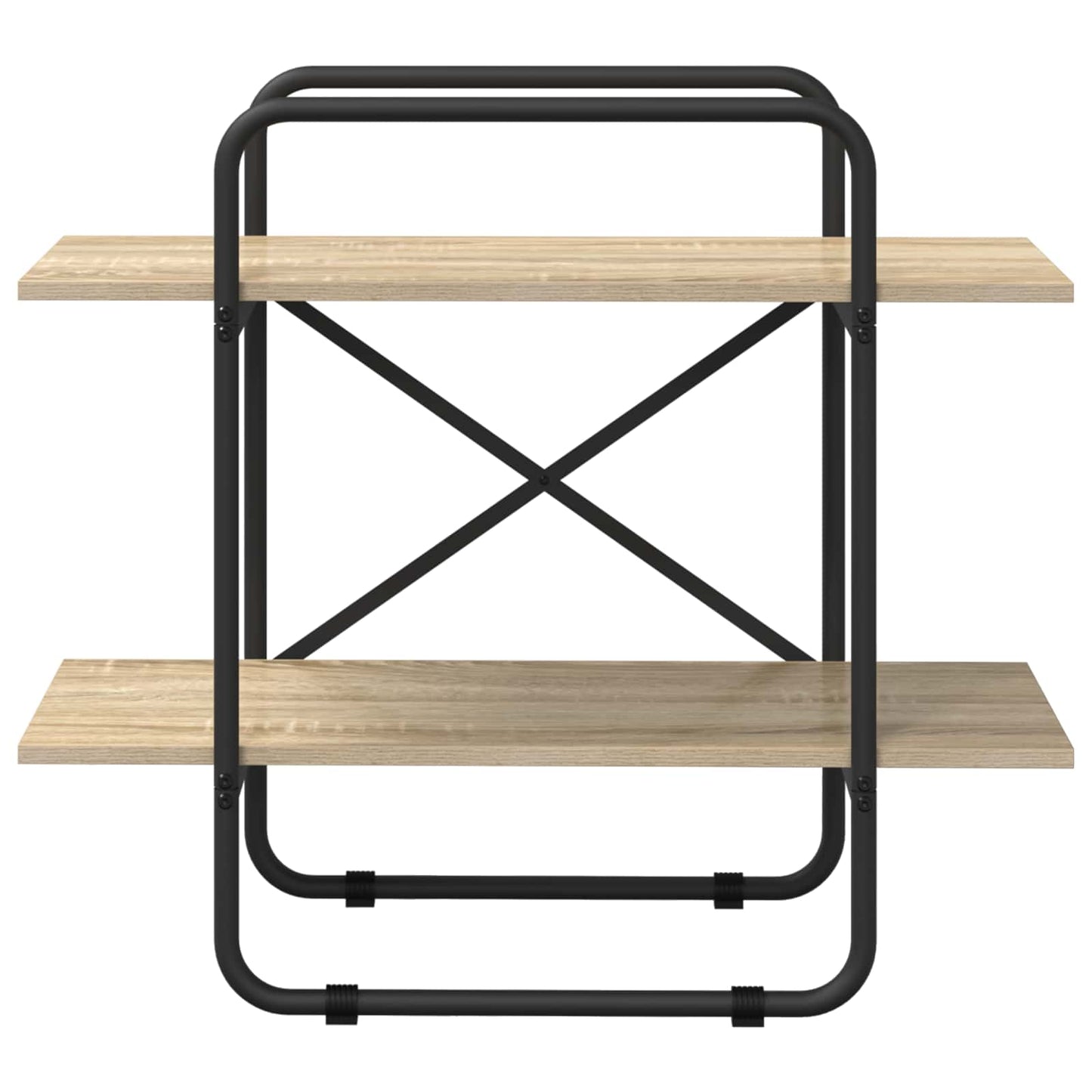 vidaXL Ράφι Βιβλίων 2 επίπεδα 60 x 35 x 70 cm PB Sonoma Δρυς