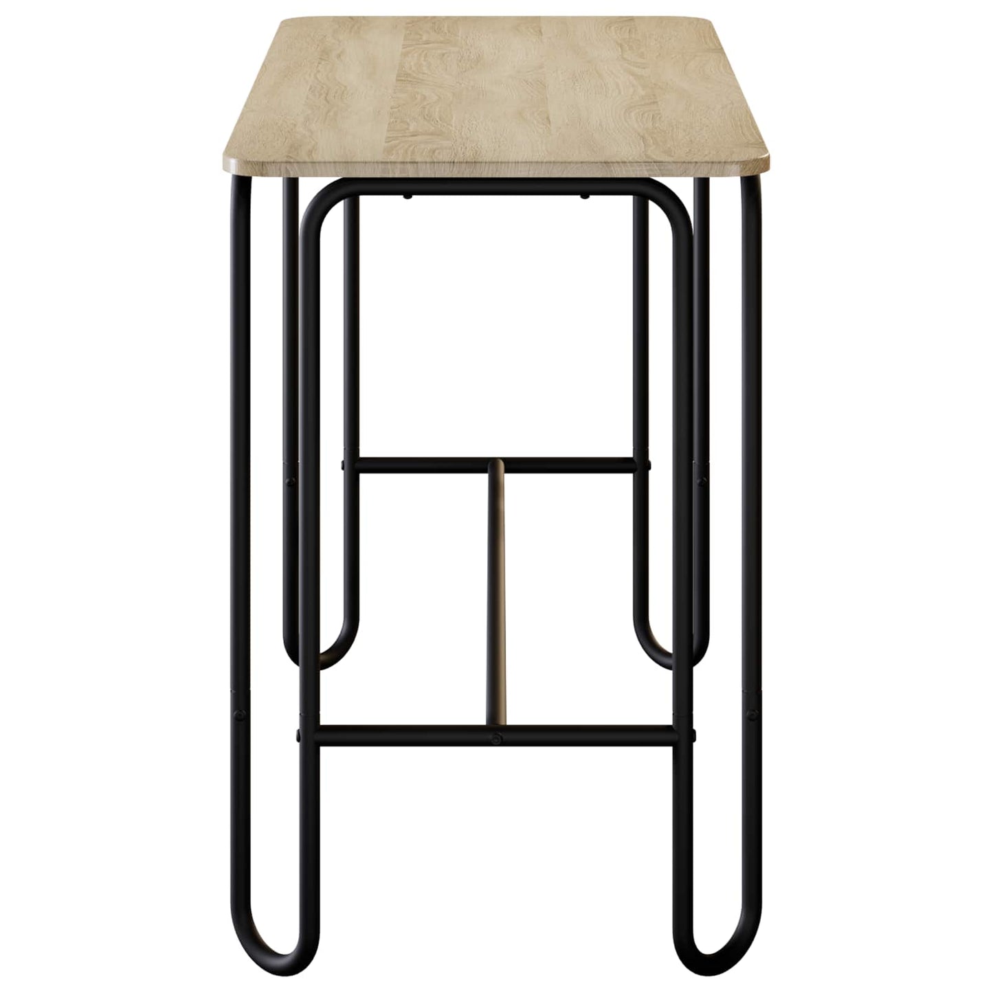 vidaXL Τραπεζαρία 100 x 50 x 75 cm Επεξεργασμένο Ξύλο Sonoma Δρυς