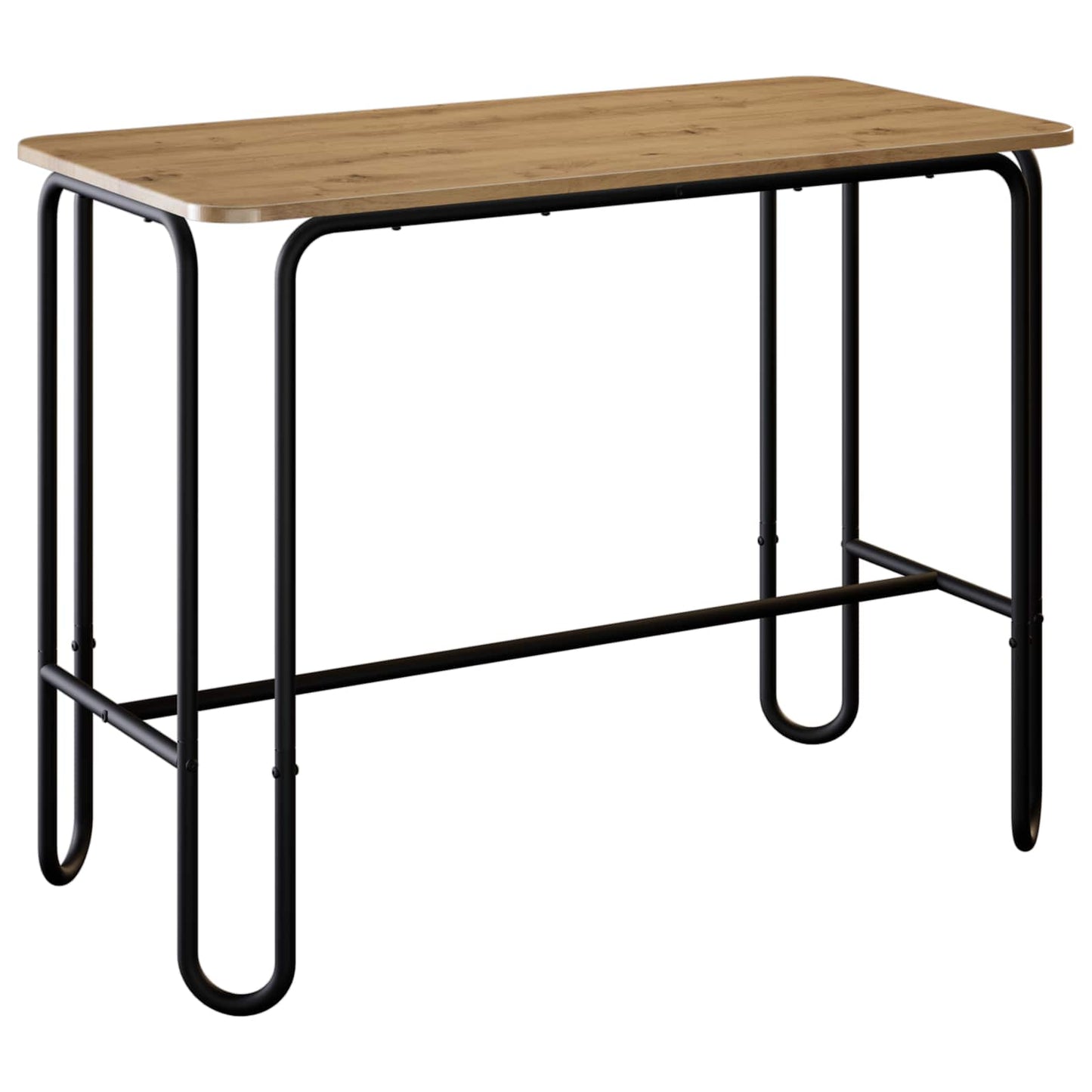 vidaXL Τραπεζαρία 100 x 50 x 75 cm Επεξεργασμένο Ξύλο Artisan Δρυς