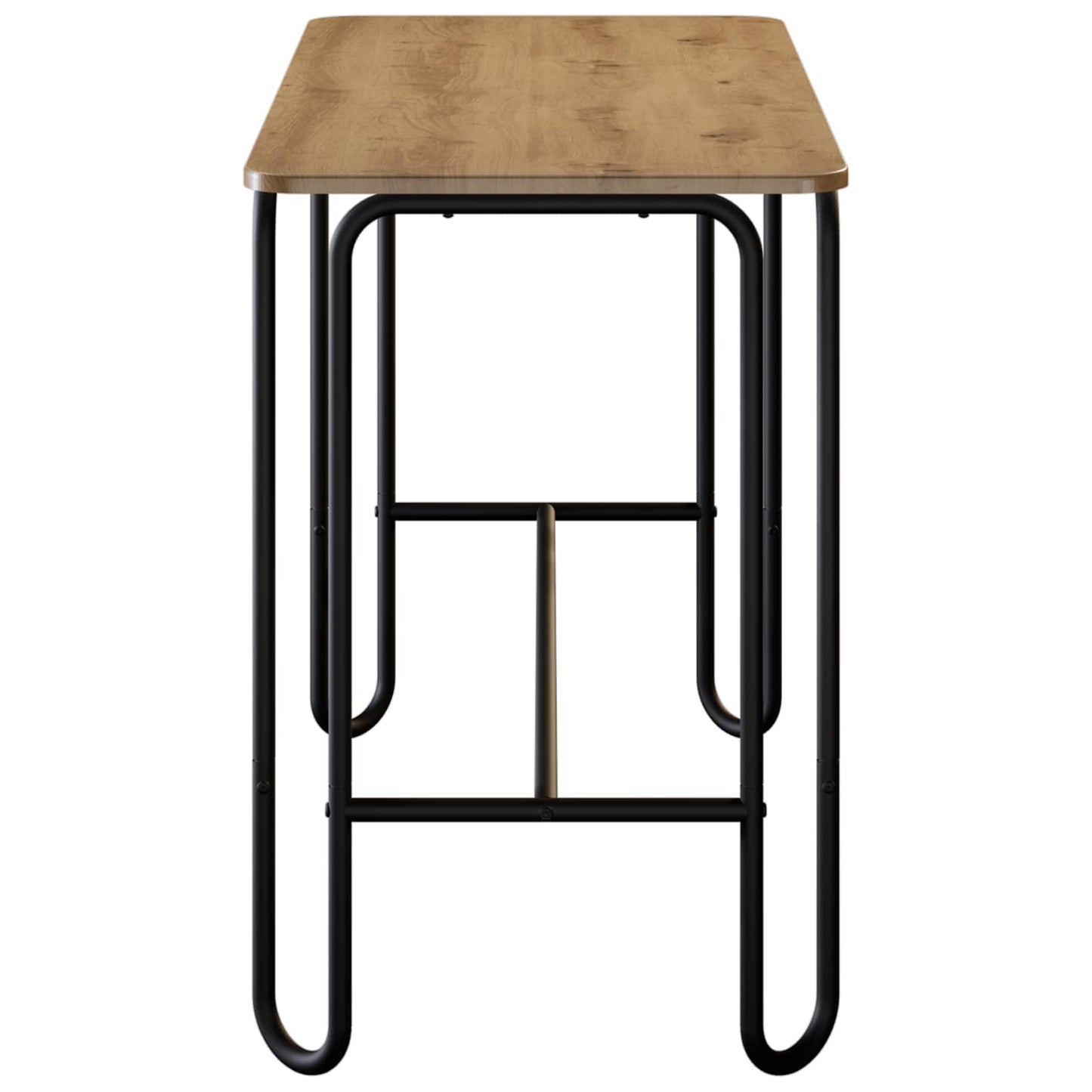 vidaXL Τραπεζαρία 100 x 50 x 75 cm Επεξεργασμένο Ξύλο Artisan Δρυς