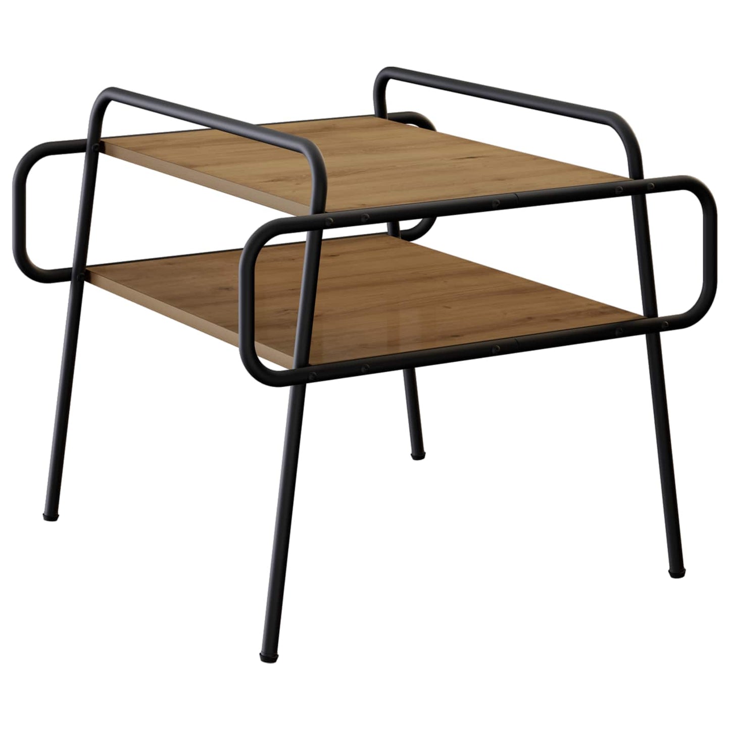vidaXL Τραπεζάκι σαλονιού Artisan Δρυς 60 x 60 x 51 εκ