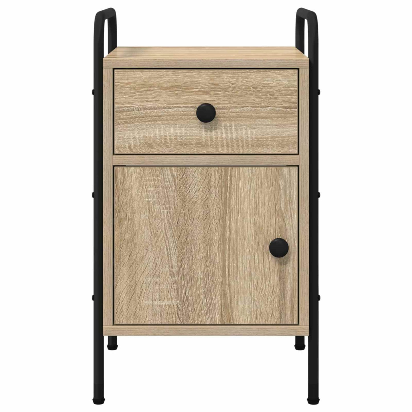 vidaXL Κομοδίνο 2 τμχ. Sonoma Δρυς 35 x 36,5 x 61 εκ