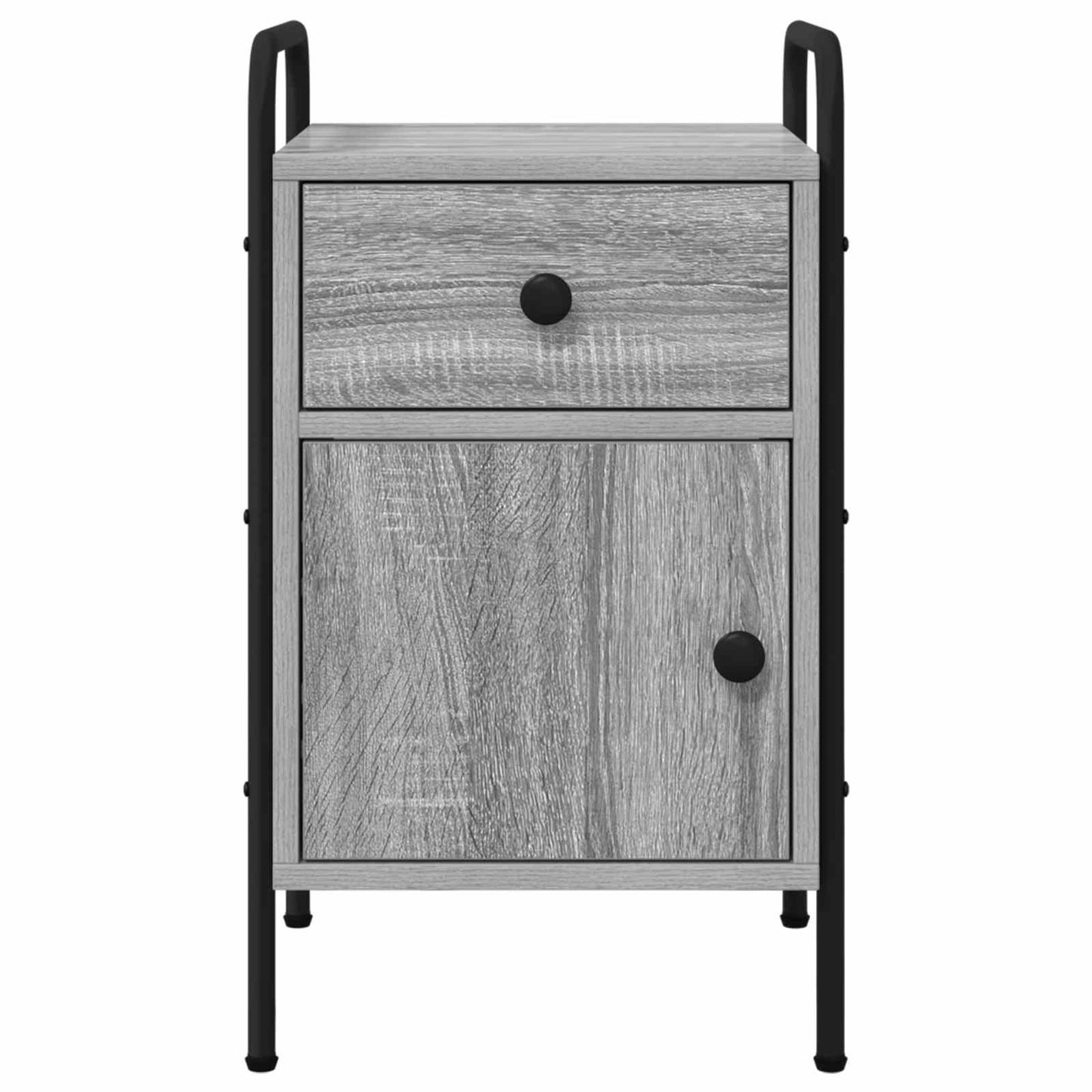 vidaXL Κομοδίνο Γκρι Sonoma 35 x 36,5 x 61 εκ Επεξεργασμένο Ξύλο