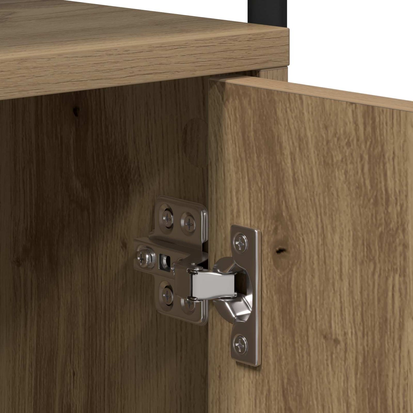 vidaXL Κομοδίνο Artisan Δρυς 35 x 36,5 x 61 εκ Επεξεργασμένο Ξύλο