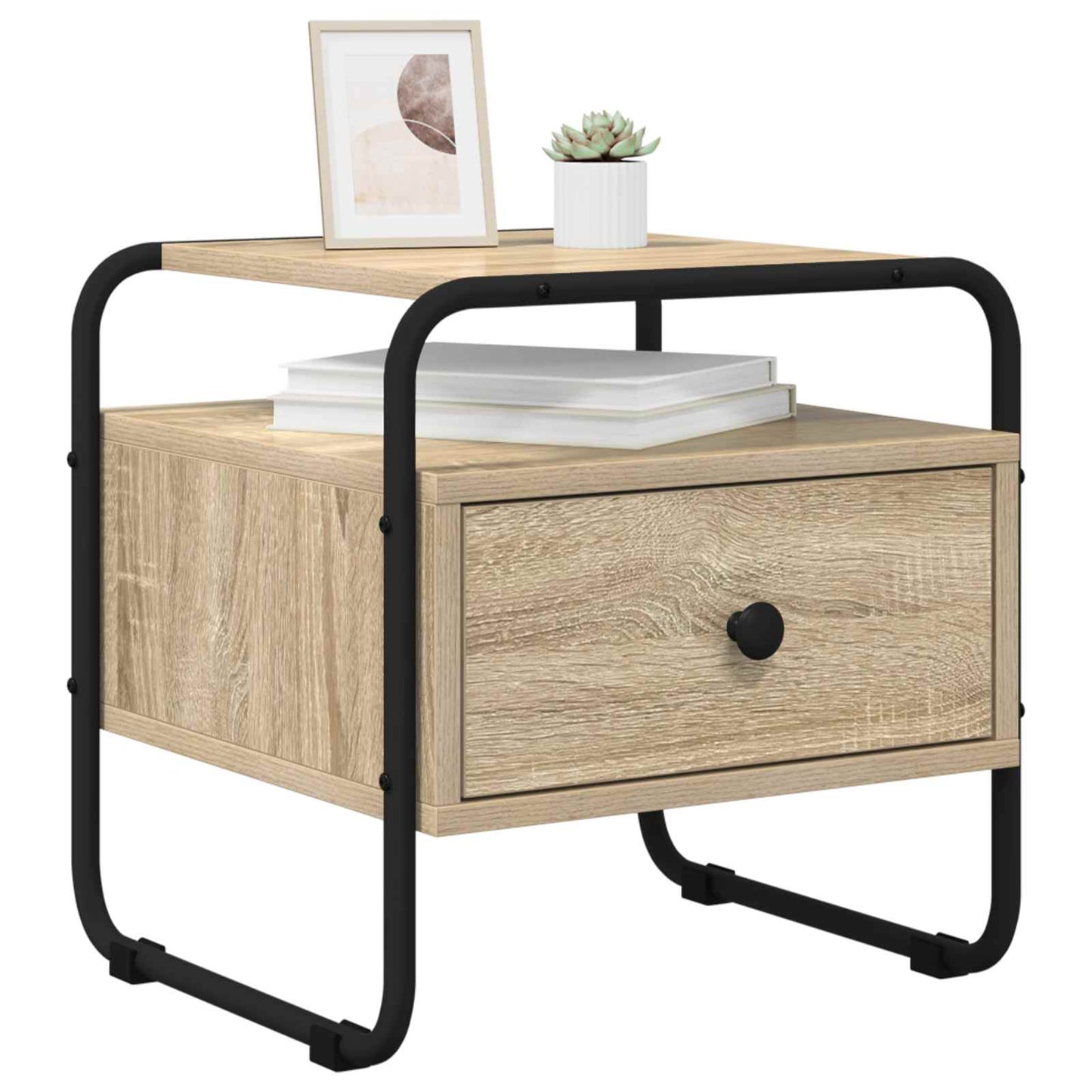 vidaXL Κομοδίνο 2 τμχ. Sonoma Δρυς 40 x 39,5 x 40 εκ