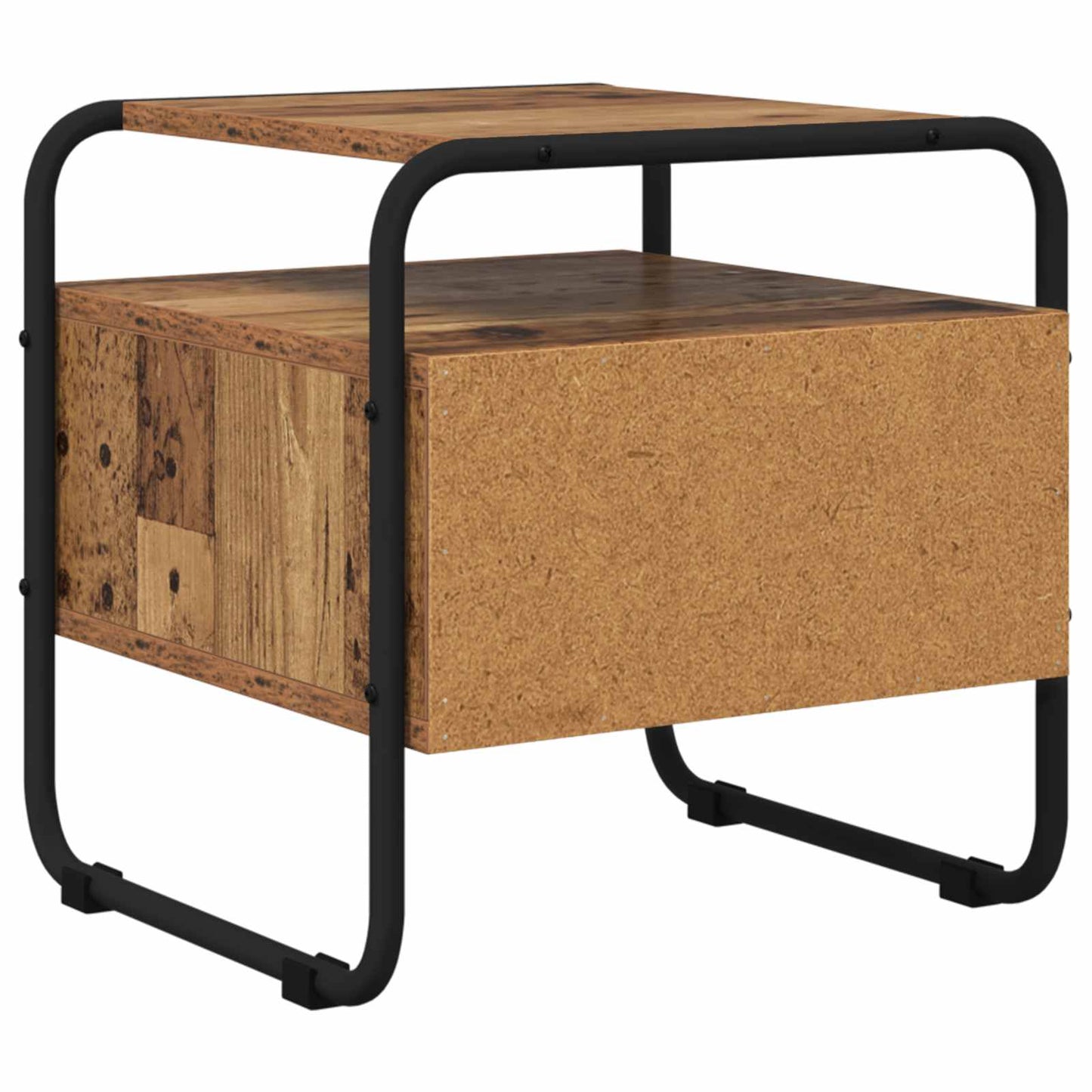 vidaXL Κομοδίνο 2 τμχ. Παλαιωμένο ξύλο 40 x 39,5 x 40 εκ
