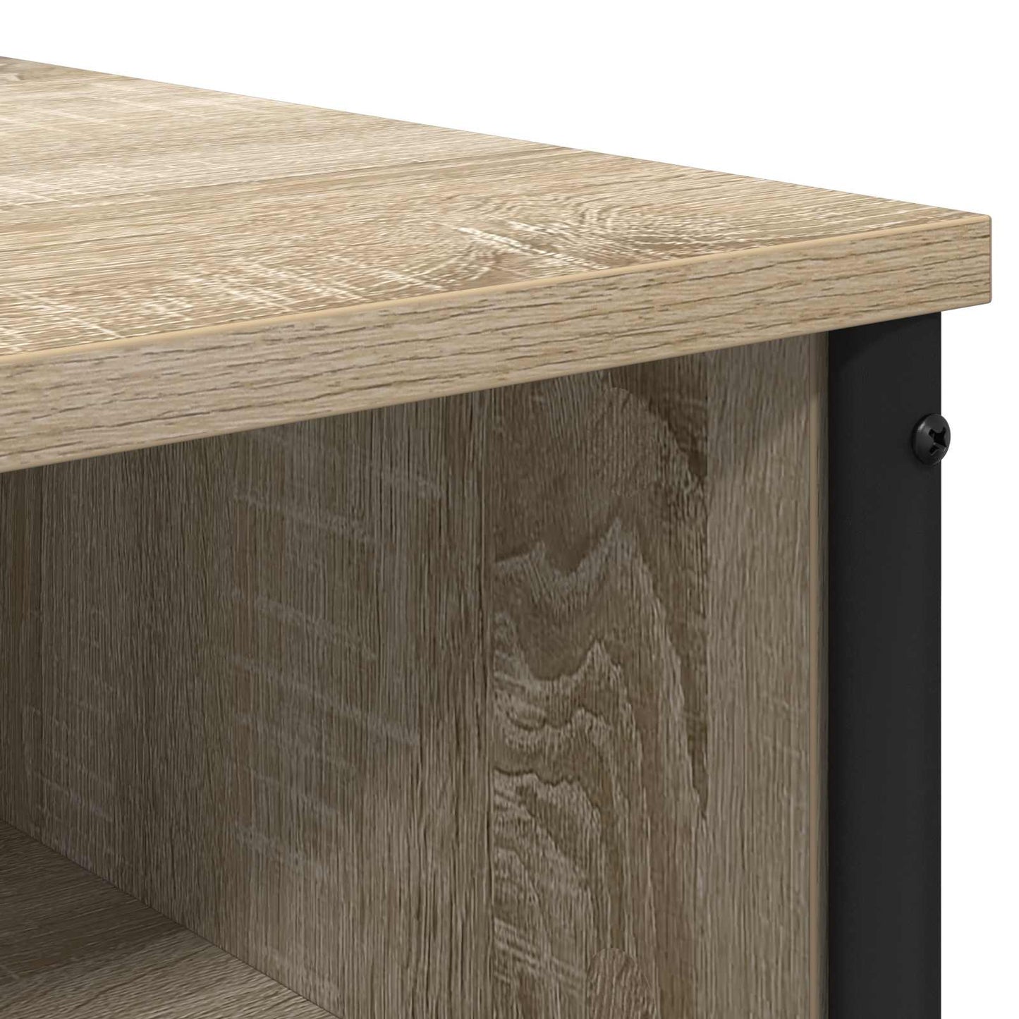 vidaXL Τραπέζι περιποίησης με ράφι Sonoma Δρυς 81 x 40 x 131 εκ