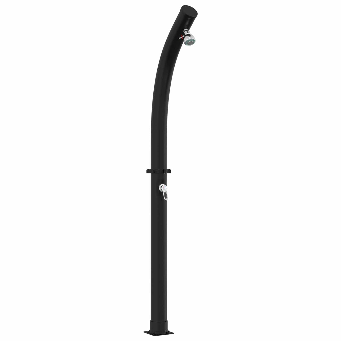 vidaXL Ηλιακό ντους με κεφαλή ντους 20 l PVC, ABS, Κράμα ψευδαργύρου