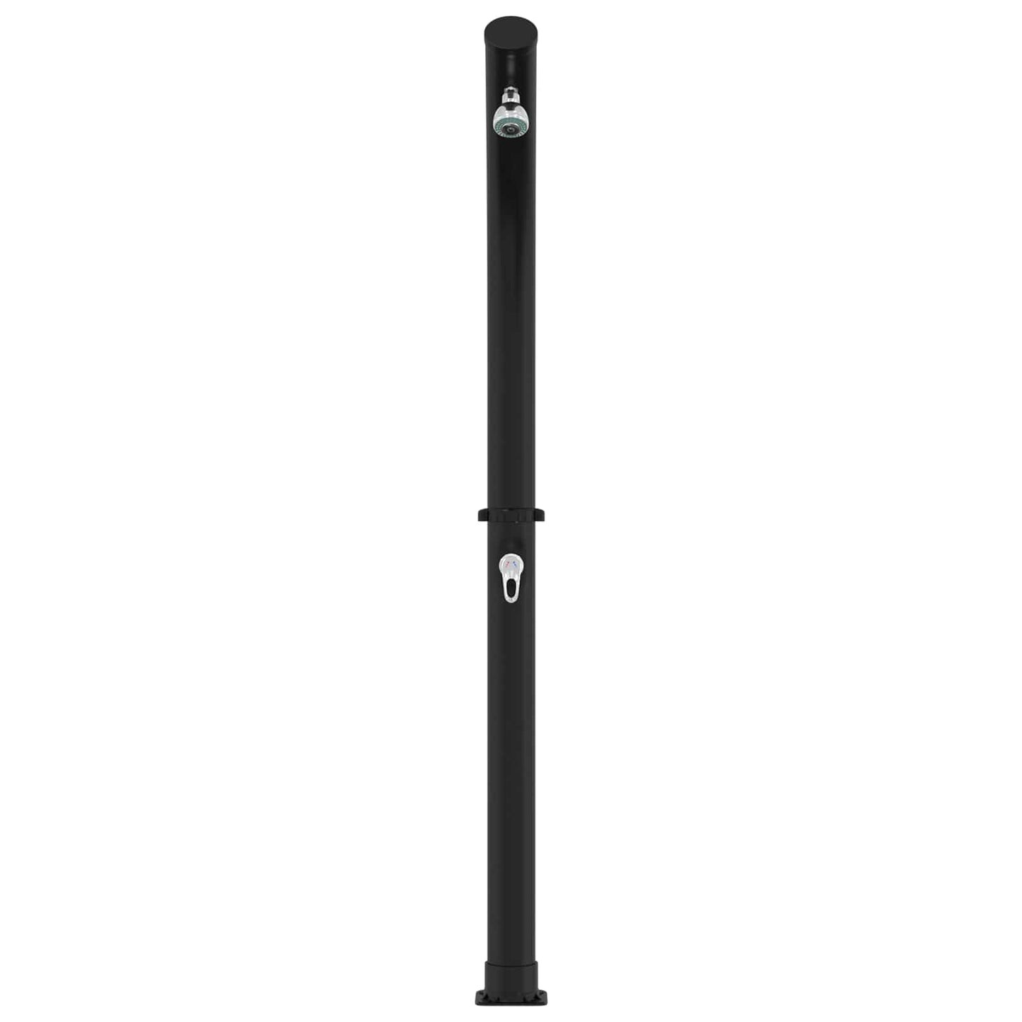 vidaXL Ηλιακό ντους με κεφαλή ντους 20 l PVC, ABS, Κράμα ψευδαργύρου