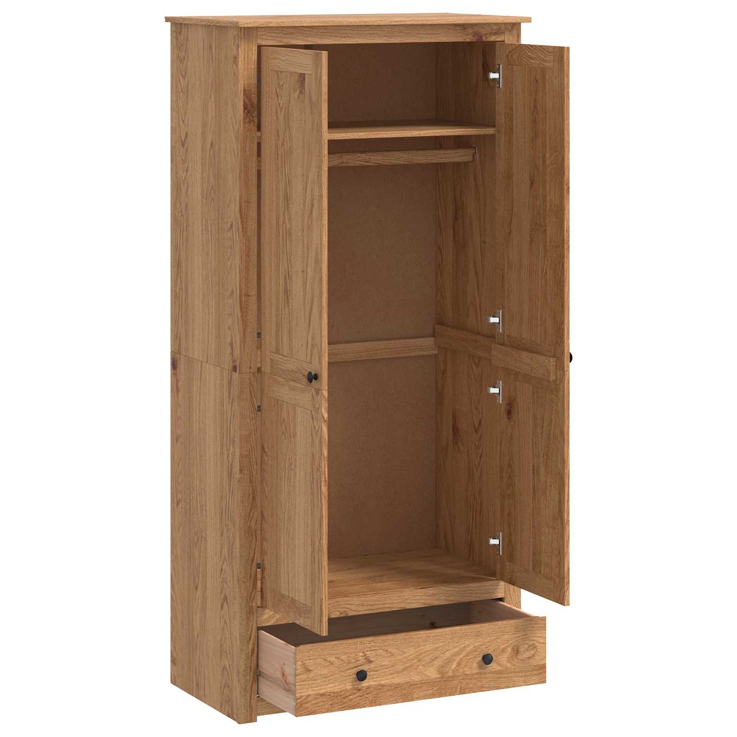 vidaXL Ντουλάπι PANAMA Μέλι 88,5 x 50 x 185 cm Μασίφ Ξύλο Πεύκου