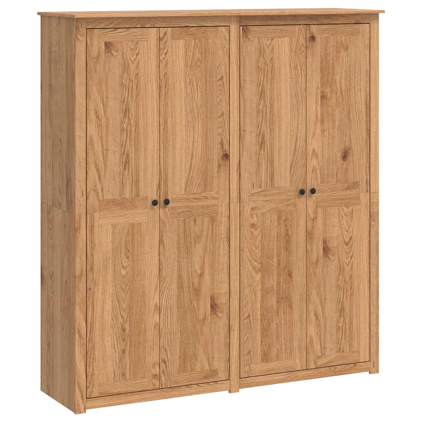 vidaXL Ντουλάπι PANAMA Μέλι 169 x 50 x 185 cm Μασίφ Ξύλο Πεύκου