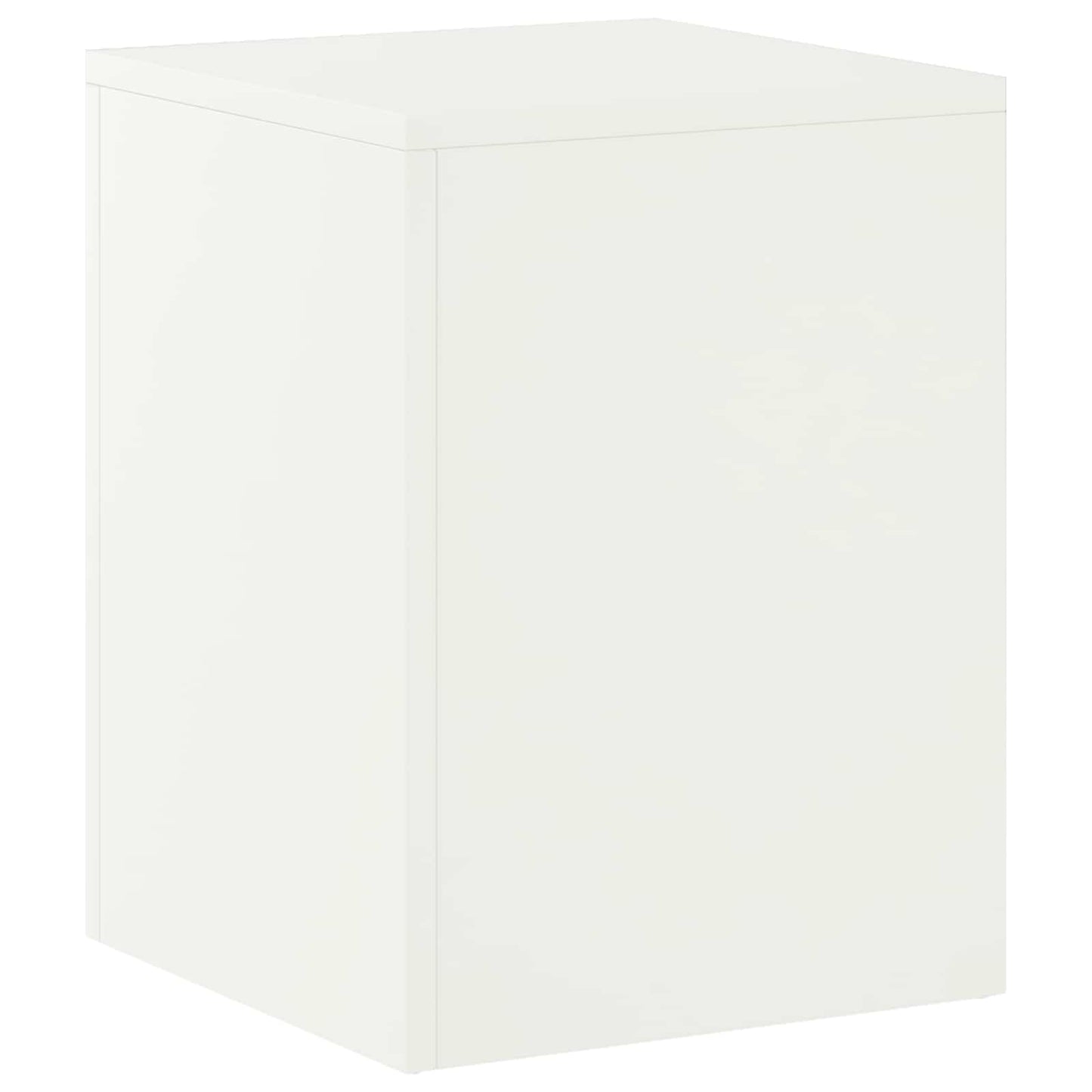 vidaXL Βάση φυτών Λευκό 30 x 30 x 40 cm Ατσάλι