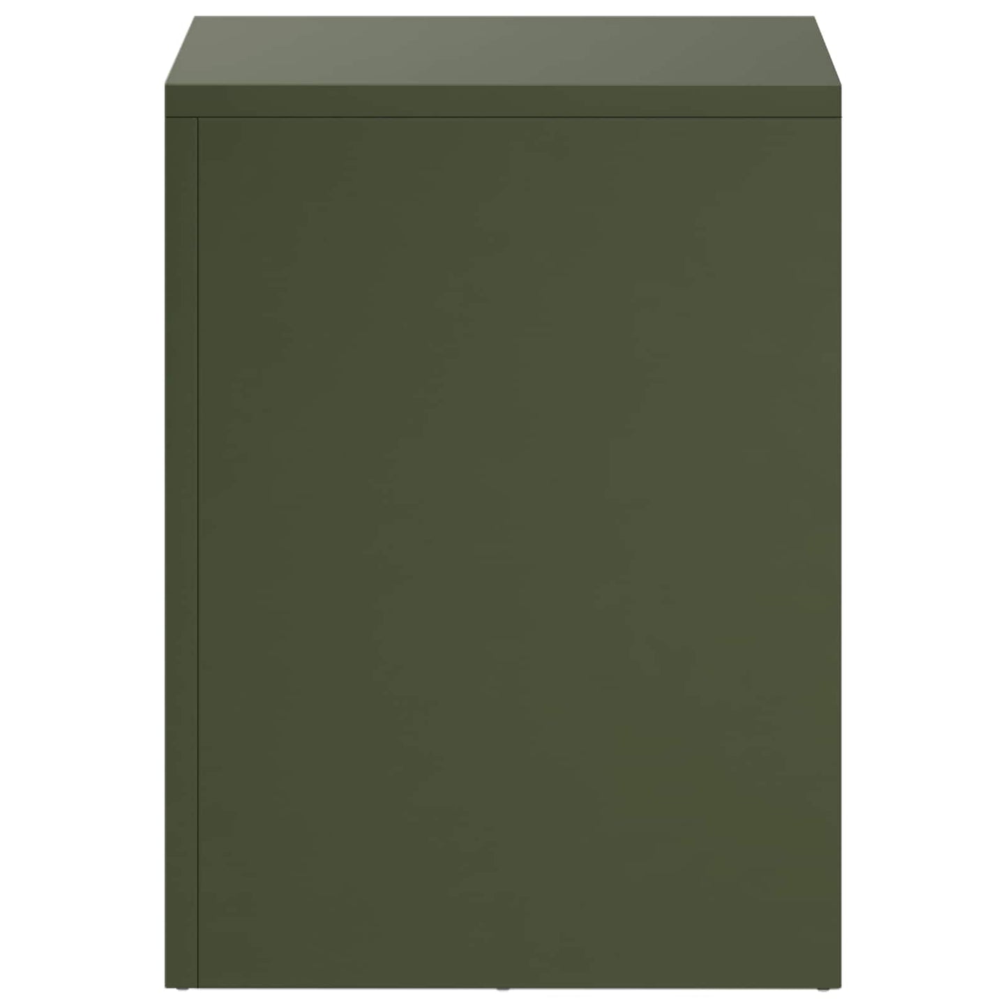 vidaXL Βάση φυτών 2 pcs Λαδί 30 x 30 x 40 cm Ατσάλι