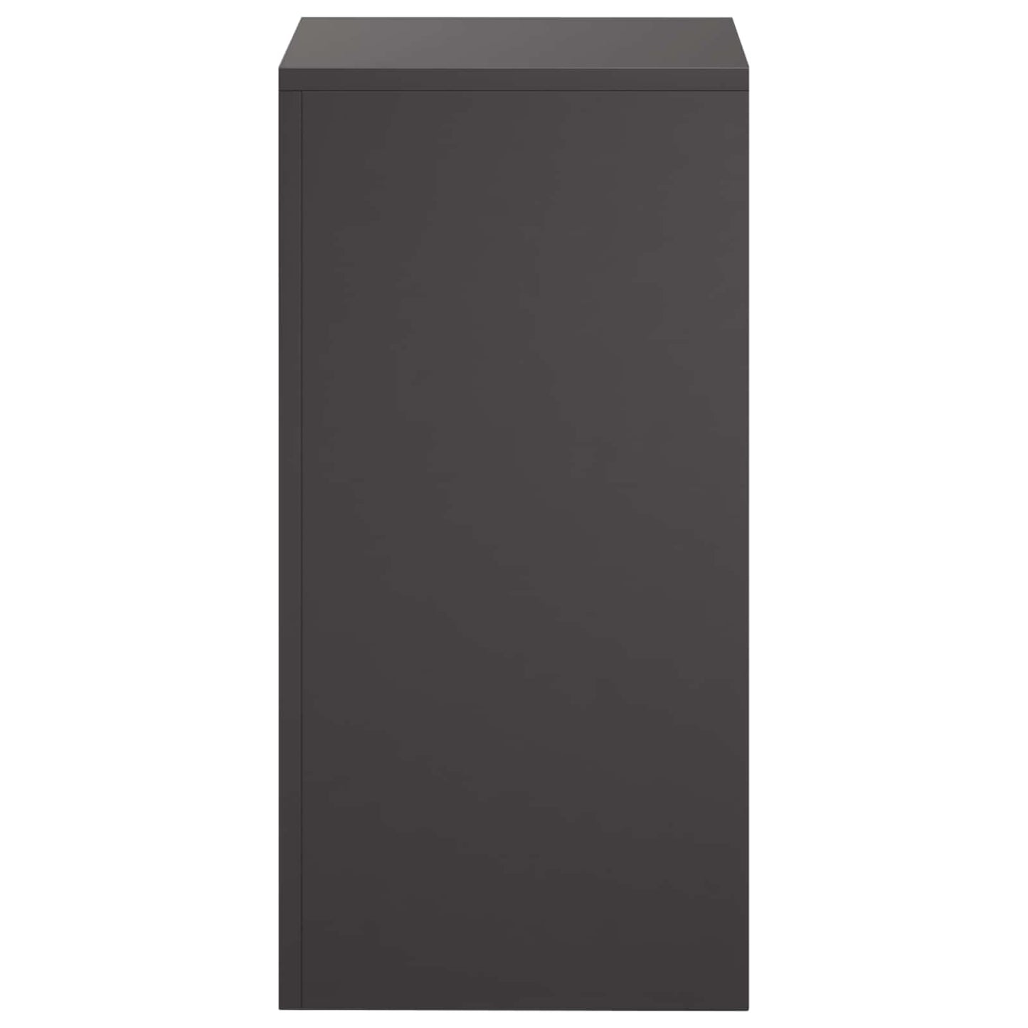 vidaXL Βάση φυτών 2 pcs Μαύρο 30 x 30 x 60 cm Ατσάλι