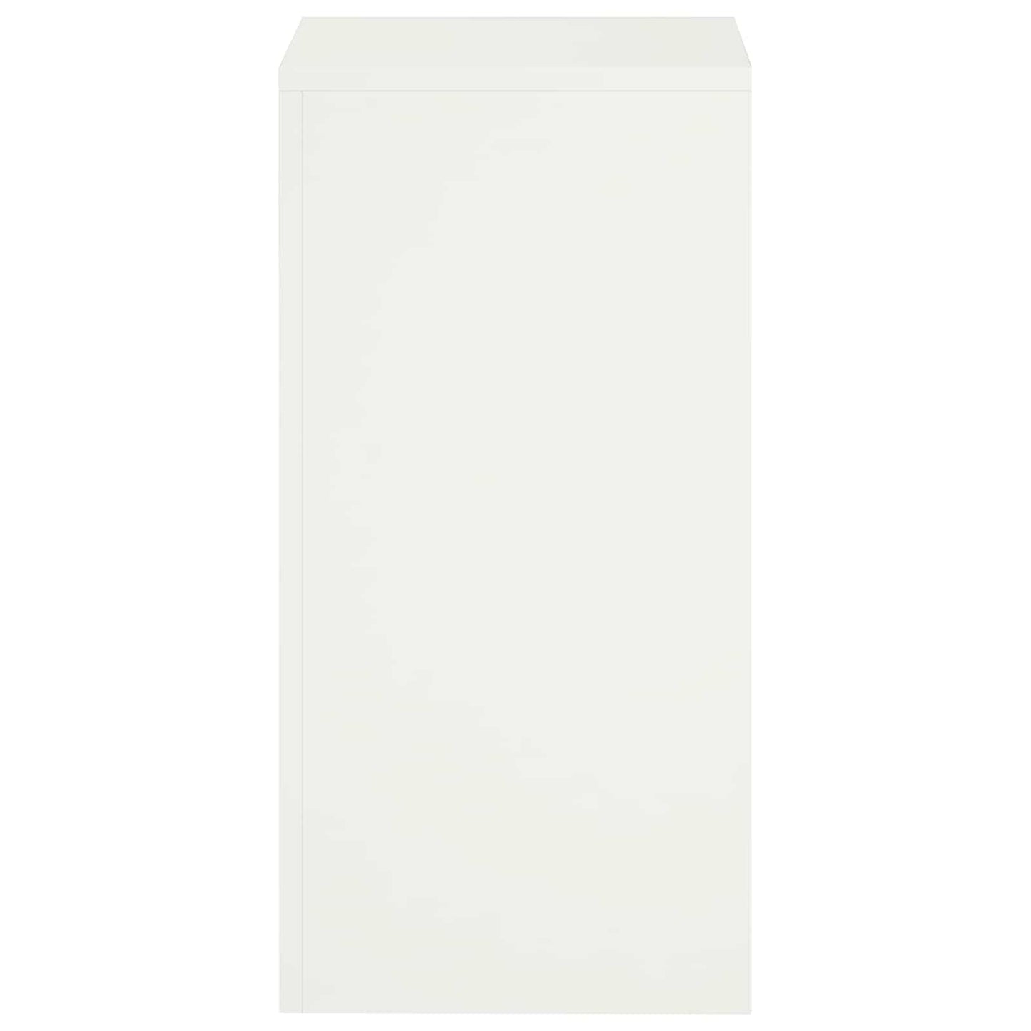 vidaXL Βάση φυτών Λευκό 30 x 30 x 60 cm Ατσάλι