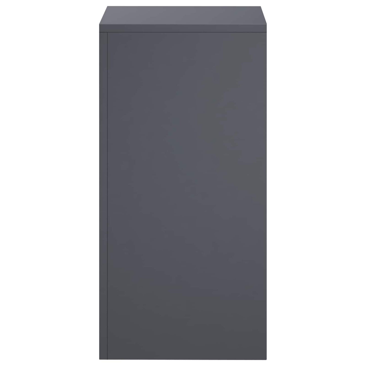 vidaXL Βάση φυτών Ανθρακί 30 x 30 x 60 cm Ανοξείδωτο Ατσάλι