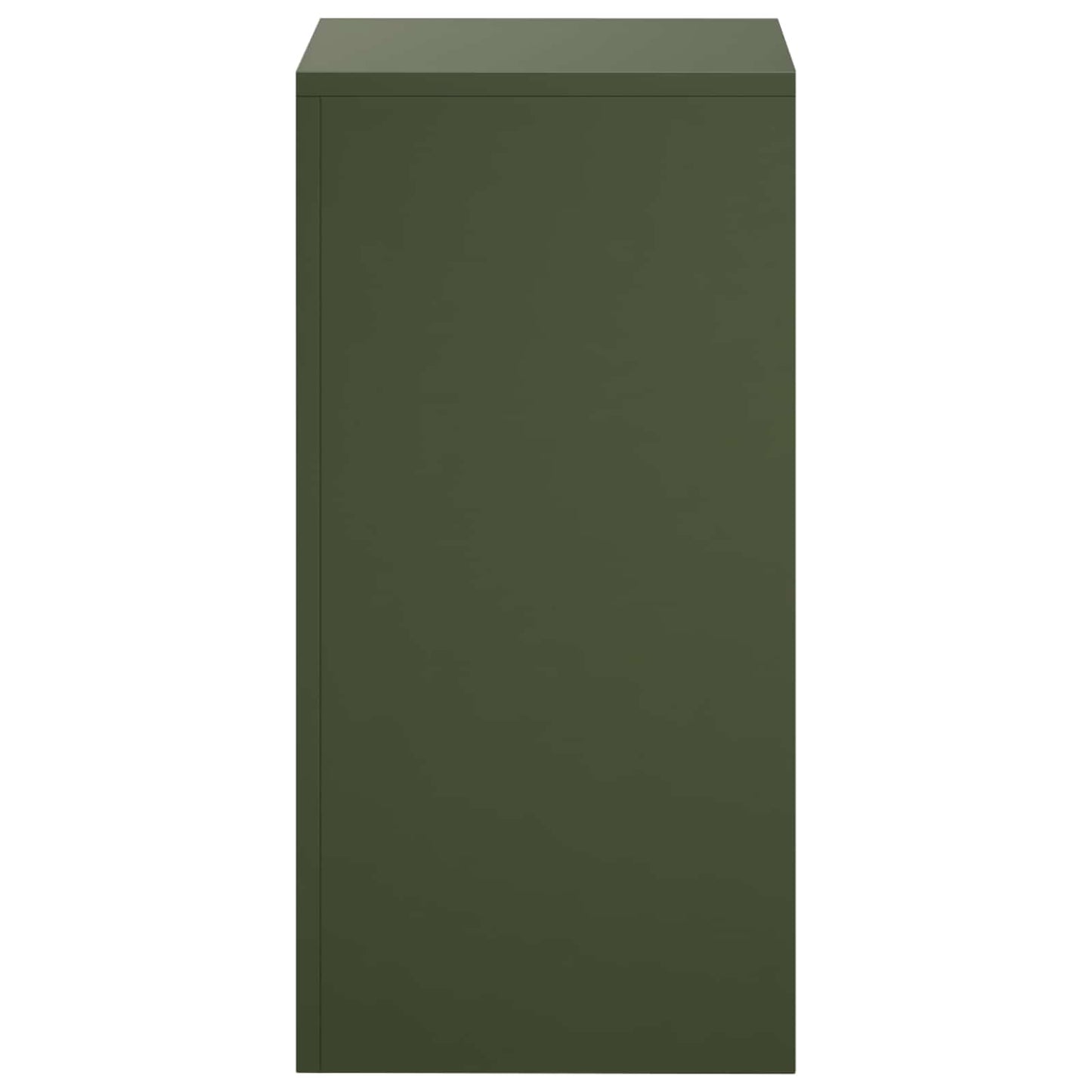 vidaXL Βάση φυτών 2 pcs Λαδί 30 x 30 x 60 cm Ατσάλι