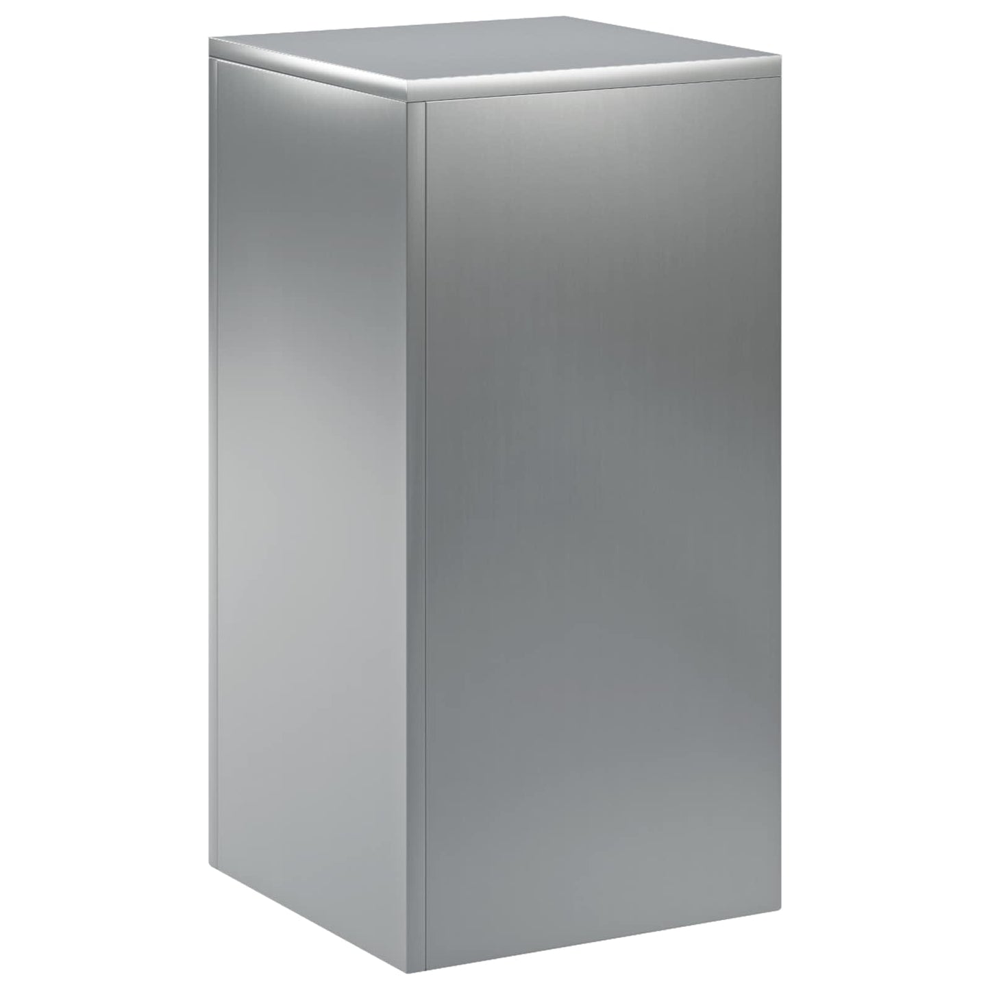vidaXL Βάση φυτών Ασημί 30 x 30 x 60 cm Ατσάλι