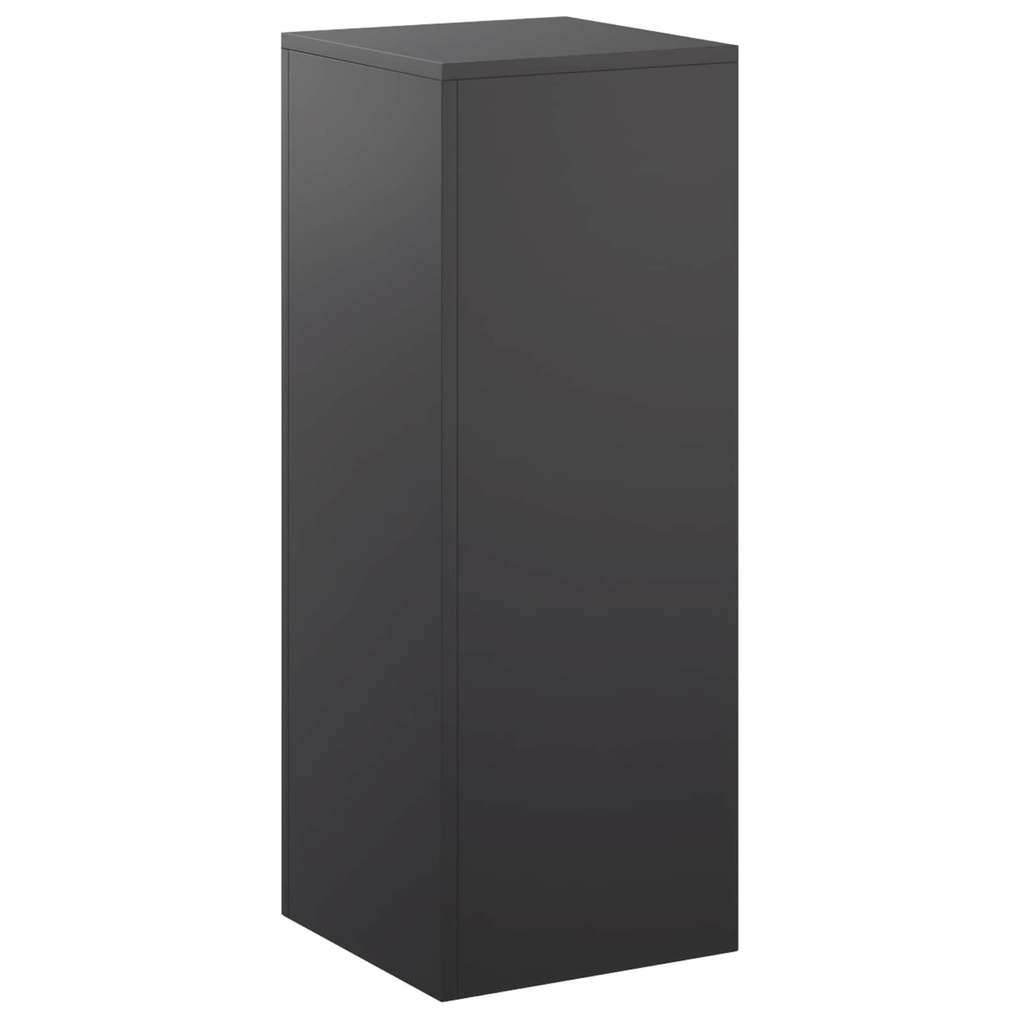 vidaXL Βάση φυτών Μαύρο 30 x 30 x 80 cm Ατσάλι
