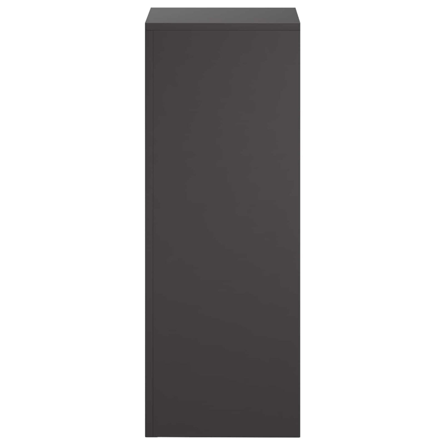 vidaXL Βάση φυτών 2 pcs Μαύρο 30 x 30 x 80 cm Ατσάλι