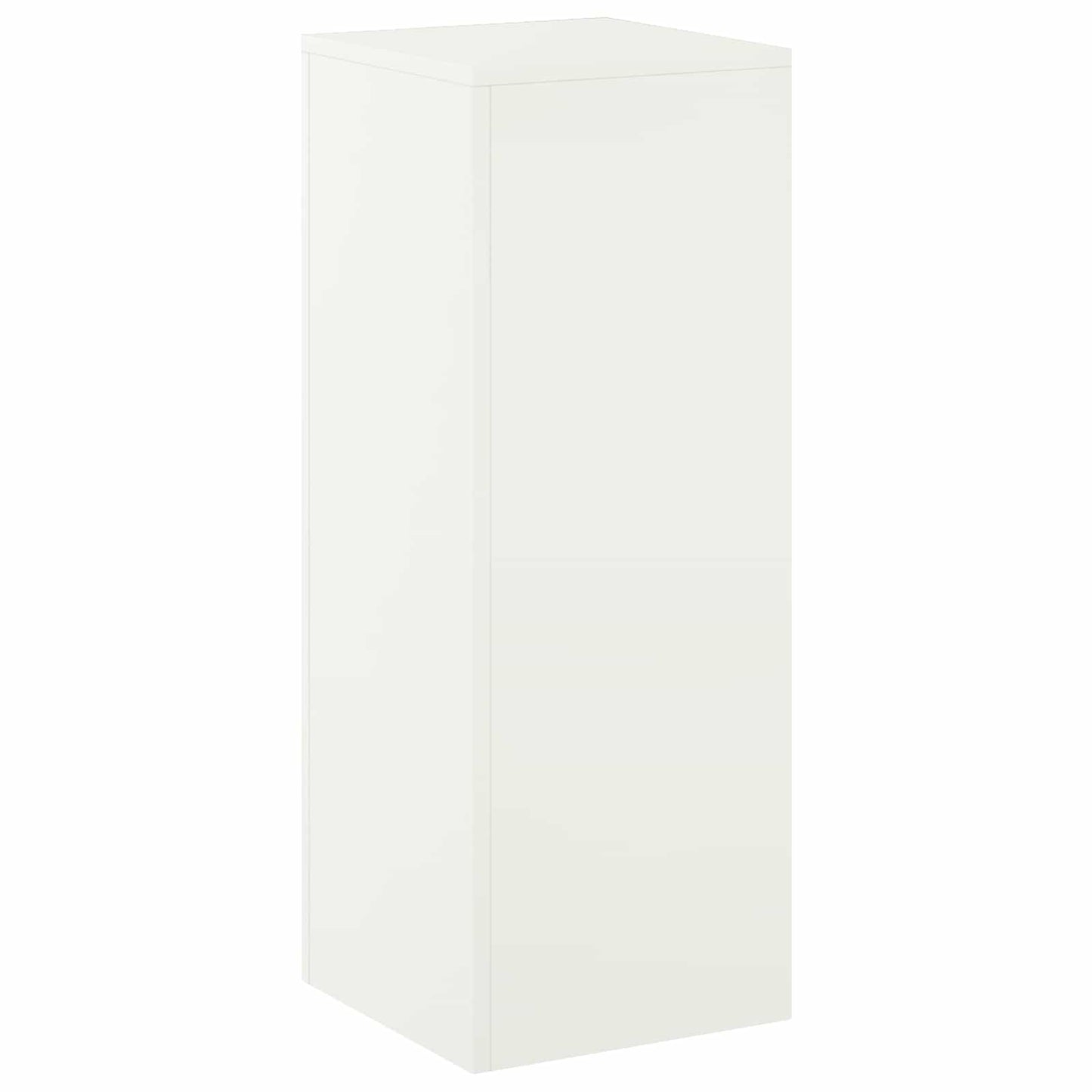 vidaXL Βάση φυτών Λευκό 30 x 30 x 80 cm Ατσάλι