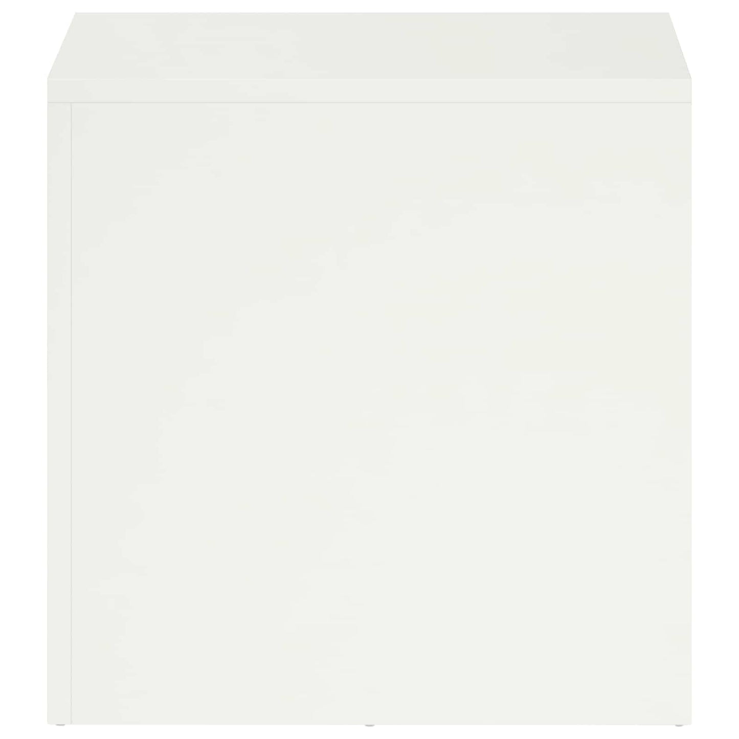 vidaXL Βάση φυτών Λευκό 40 x 40 x 40 cm Ατσάλι