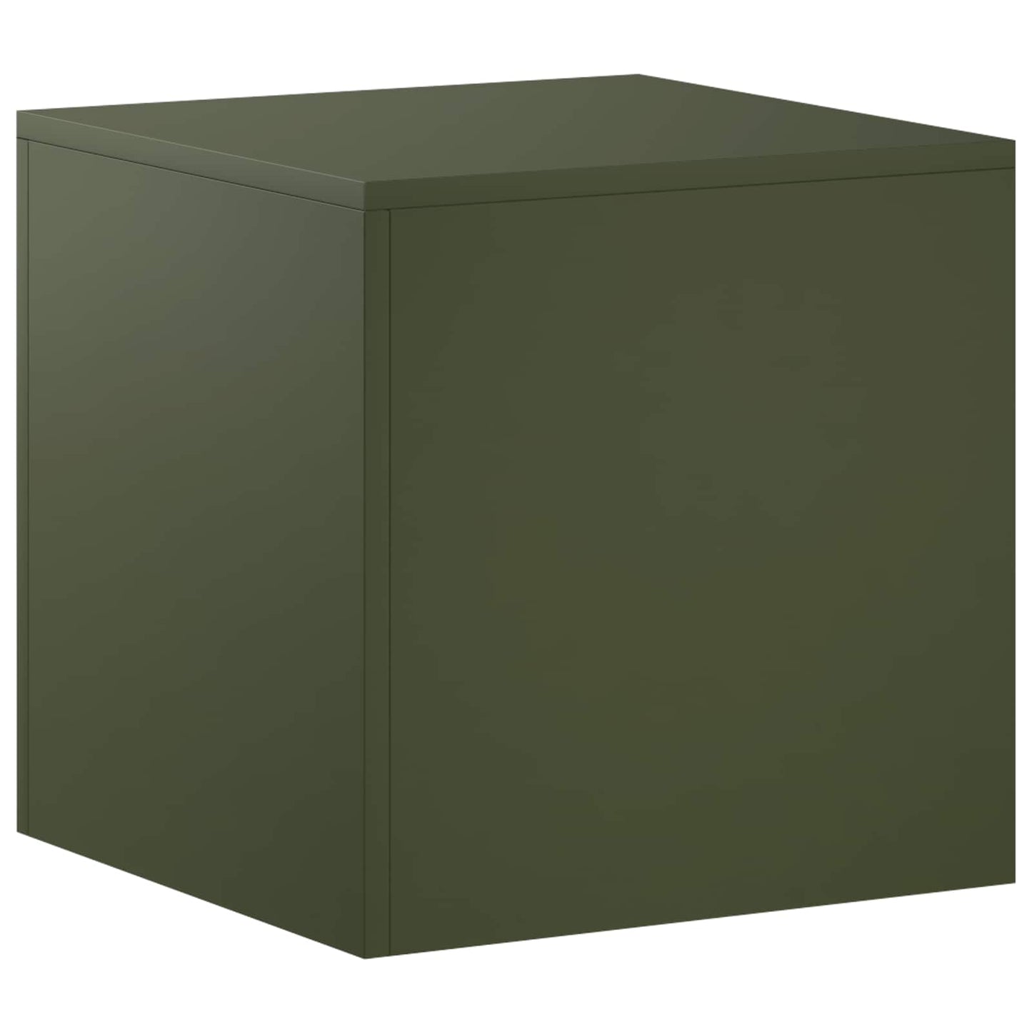 vidaXL Βάση φυτών Λαδί 40 x 40 x 40 cm Ατσάλι Σκληρυθέν στον Αέρα