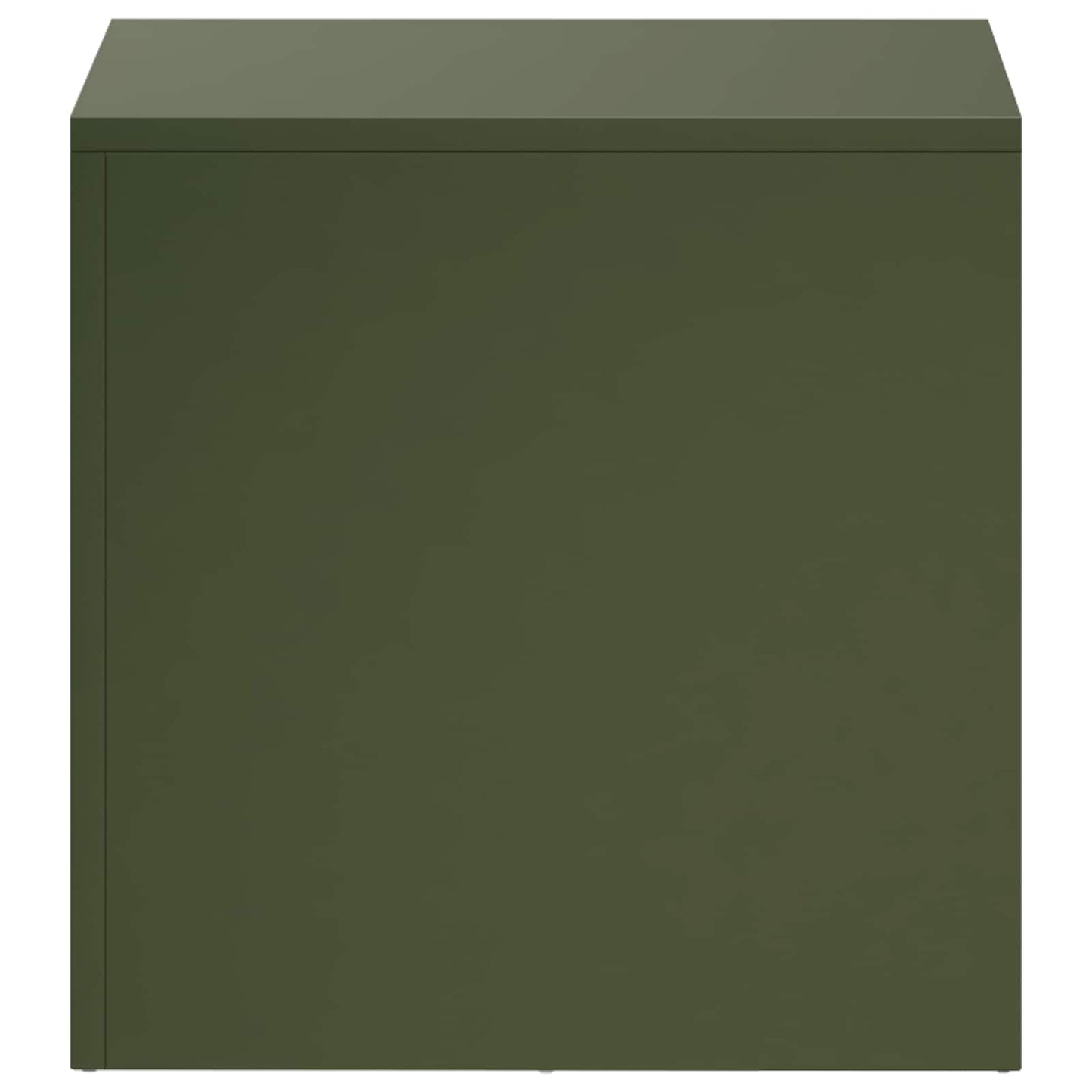 vidaXL Βάση φυτών Λαδί 40 x 40 x 40 cm Ατσάλι Σκληρυθέν στον Αέρα