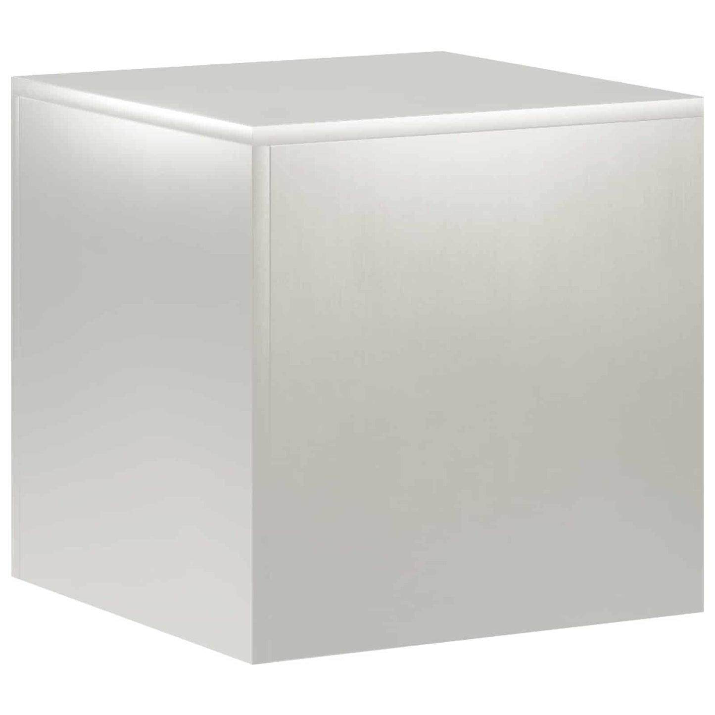 vidaXL Βάση φυτών Ασημί 40 x 40 x 40 cm Ατσάλι